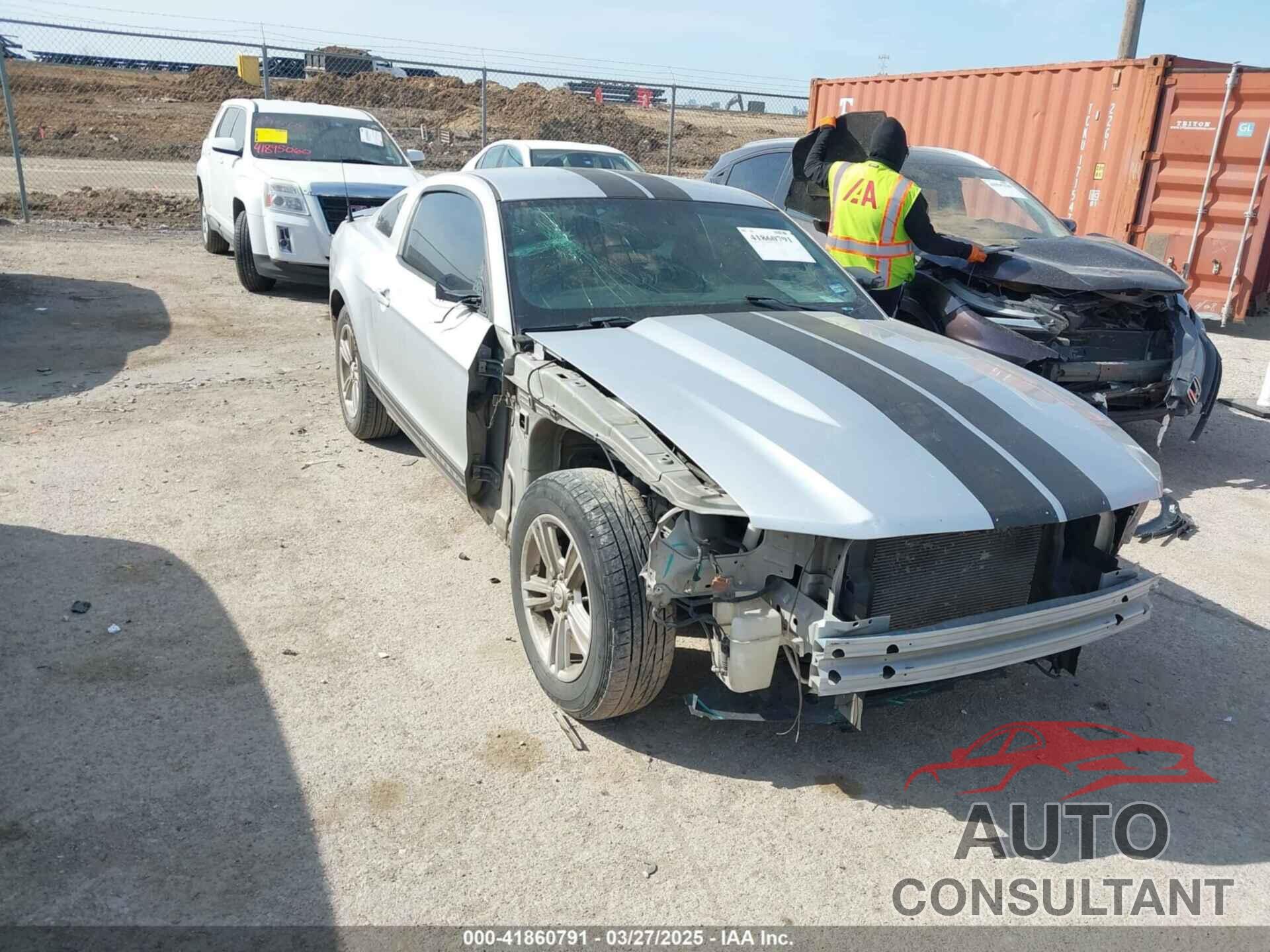 FORD MUSTANG 2012 - 1ZVBP8AM5C5234532