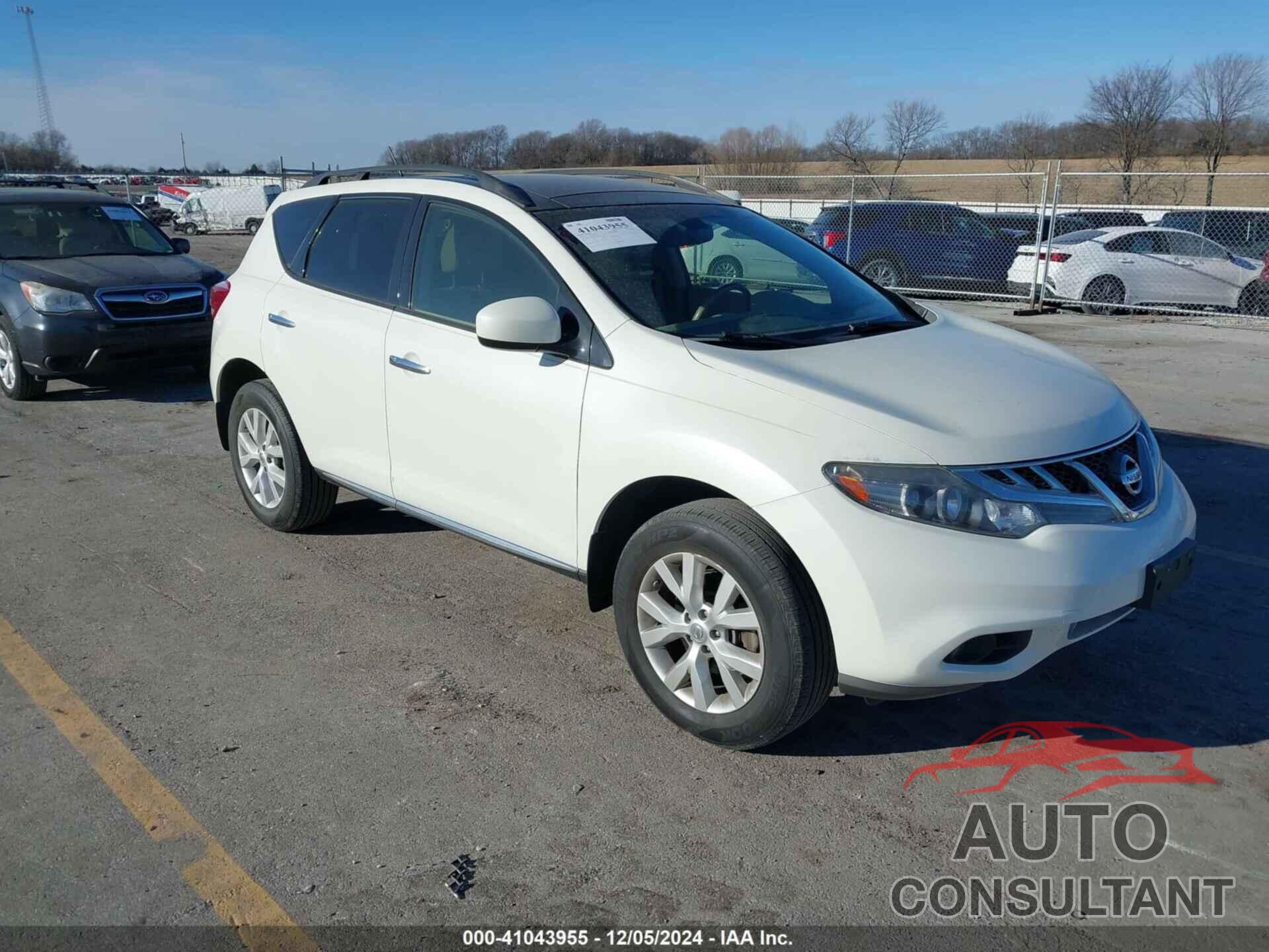 NISSAN MURANO 2014 - JN8AZ1MU3EW403248