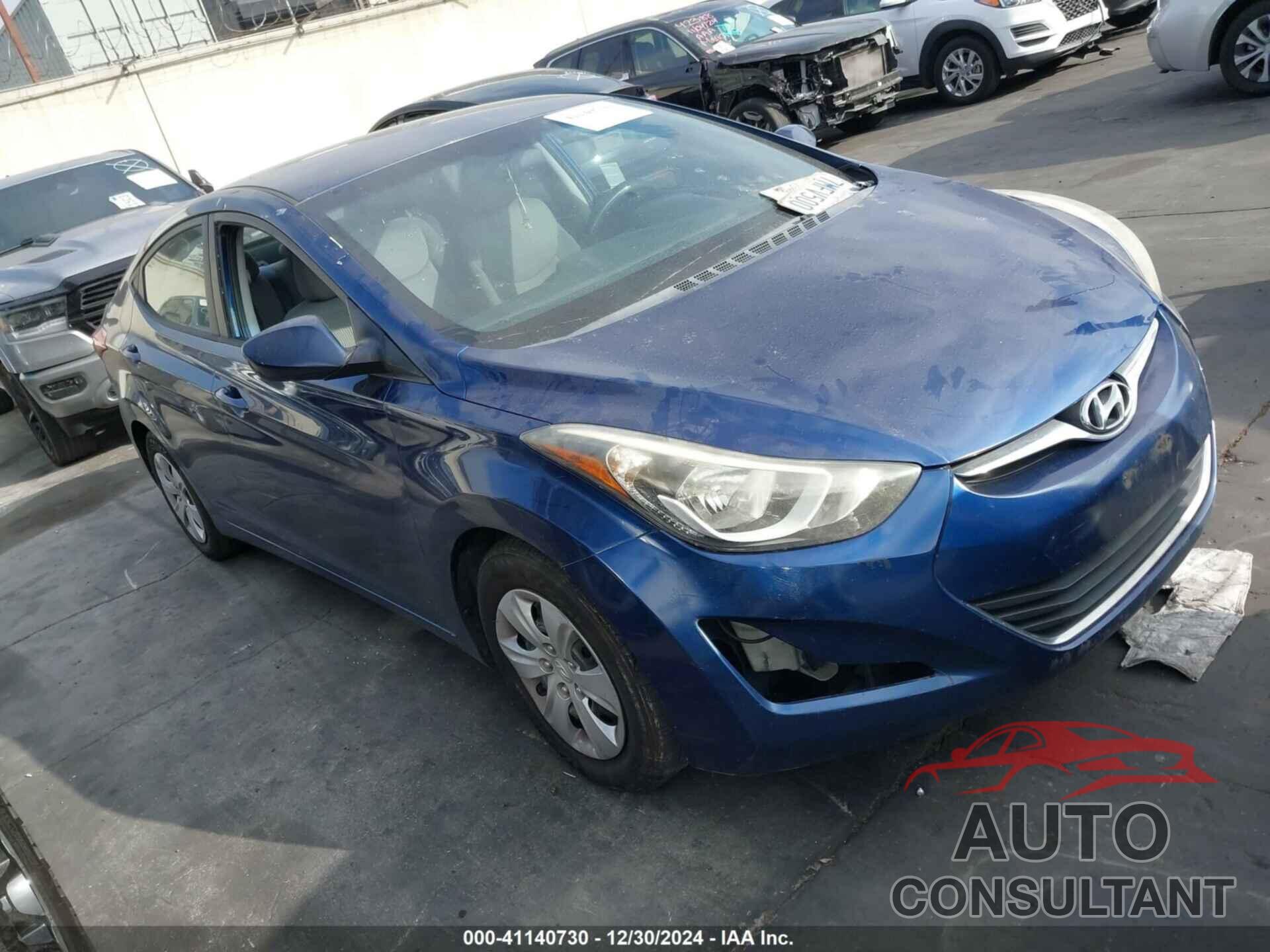 HYUNDAI ELANTRA 2016 - 5NPDH4AE0GH696481