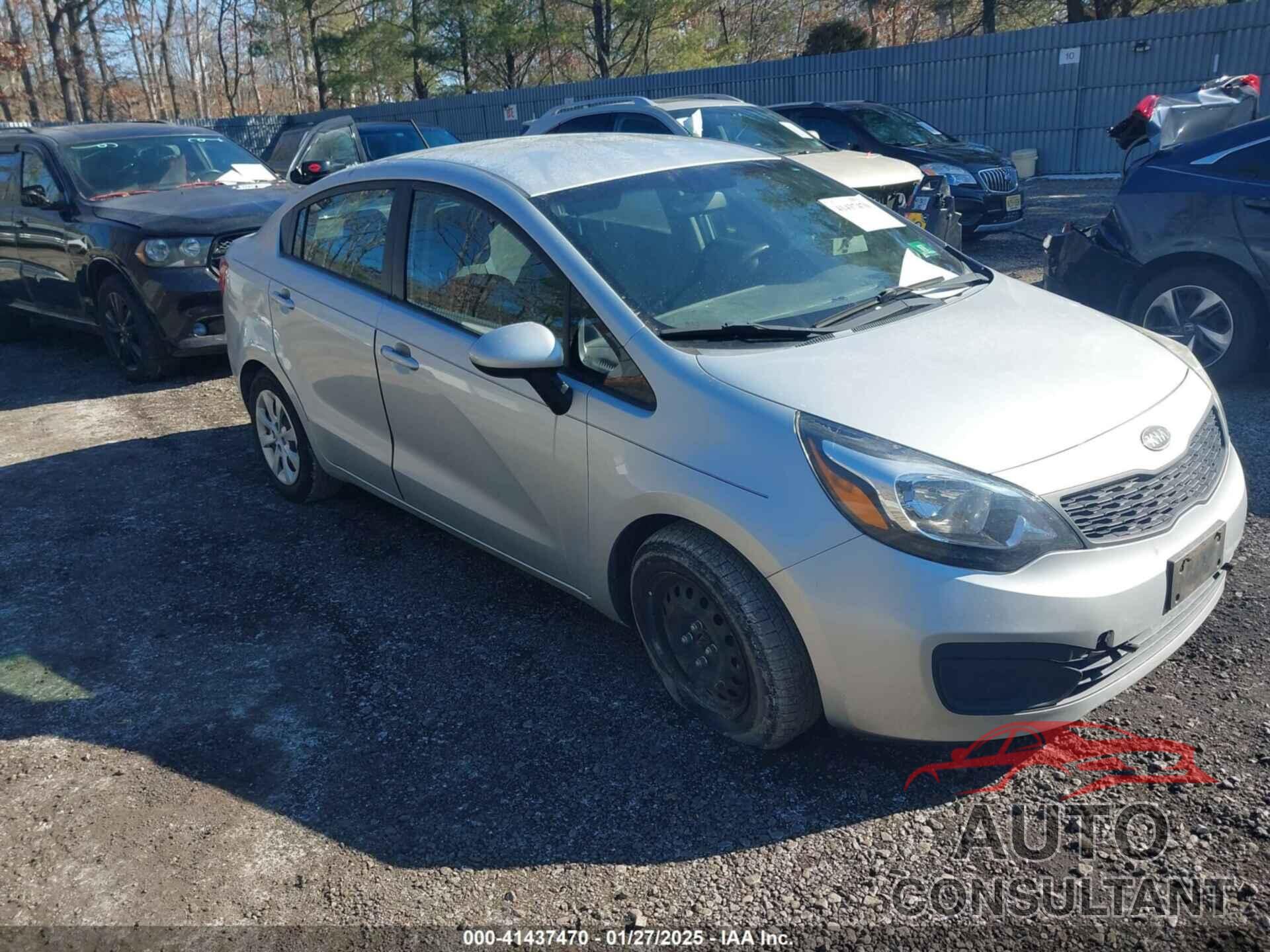 KIA RIO 2012 - KNADM4A3XC6049730