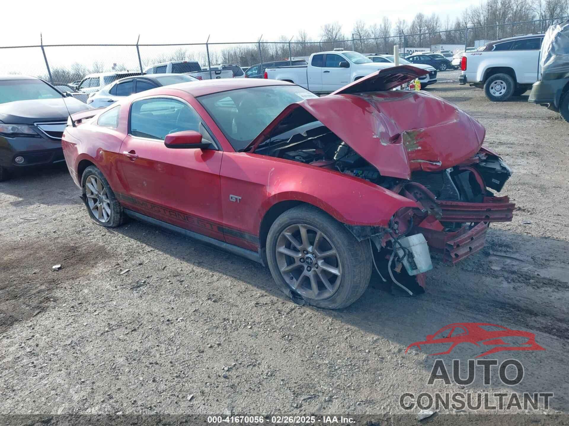 FORD MUSTANG 2010 - 1ZVBP8CH2A5139780