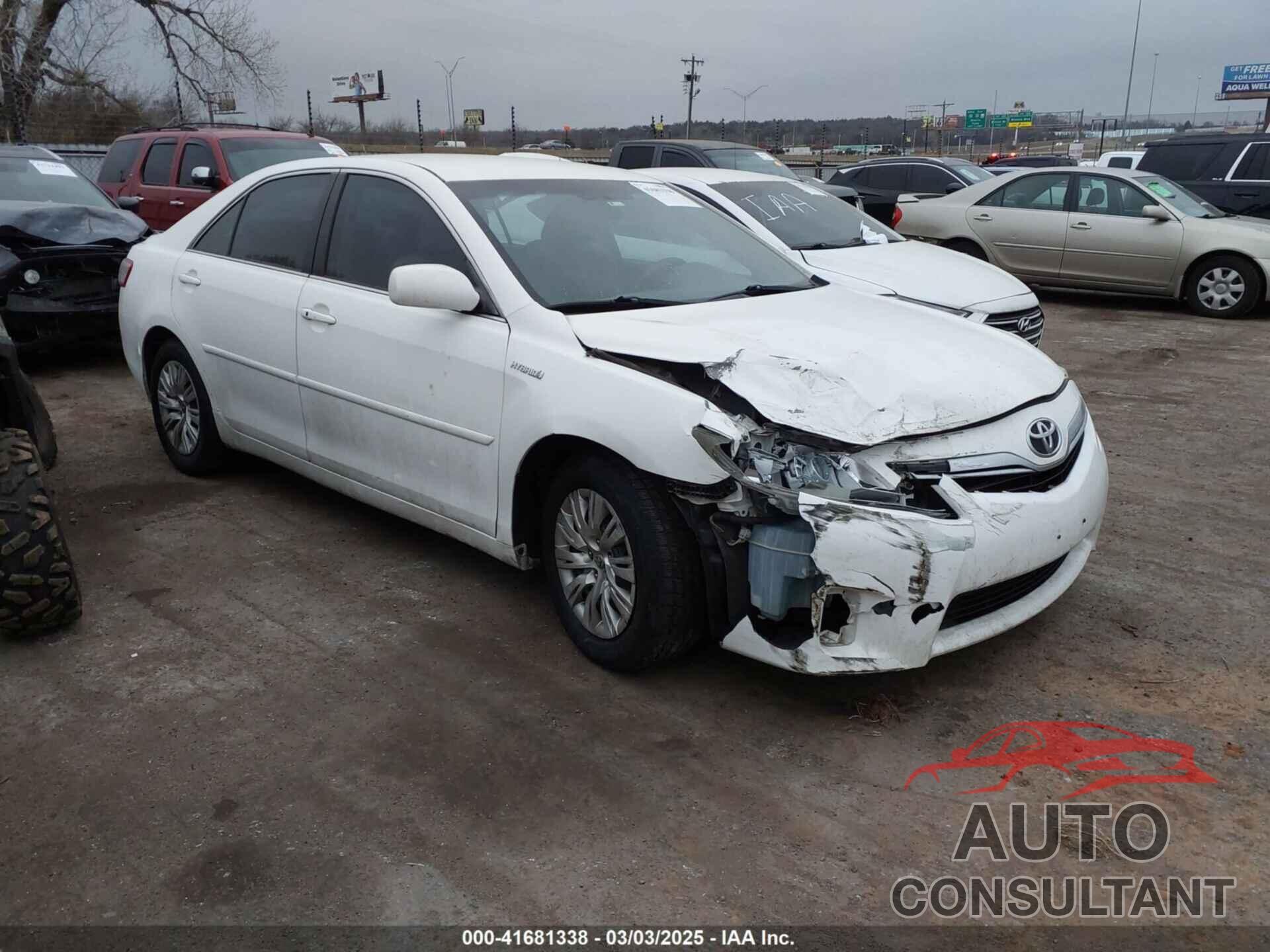 TOYOTA CAMRY HYBRID 2011 - 4T1BB3EK7BU140696