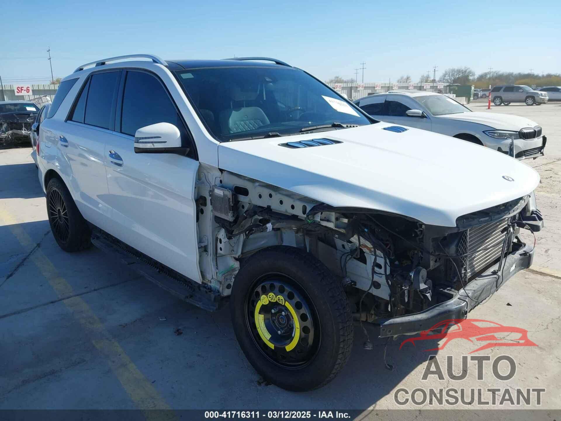MERCEDES-BENZ ML 350 BLUETEC 2014 - 4JGDA2EB4EA316146