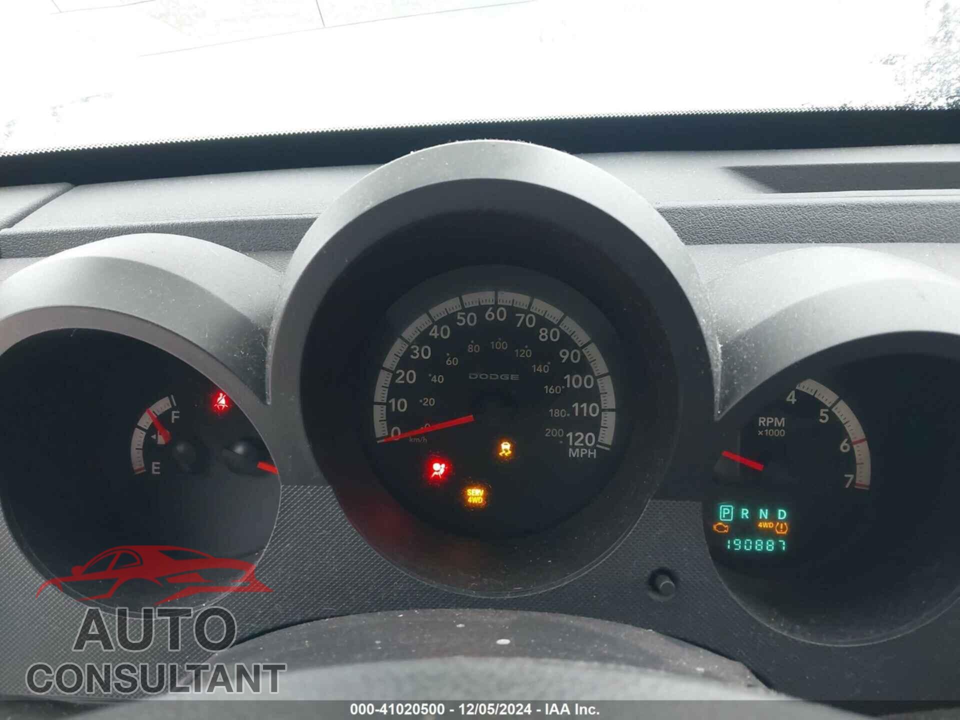 DODGE NITRO 2011 - 1D4PU4GK2BW598533