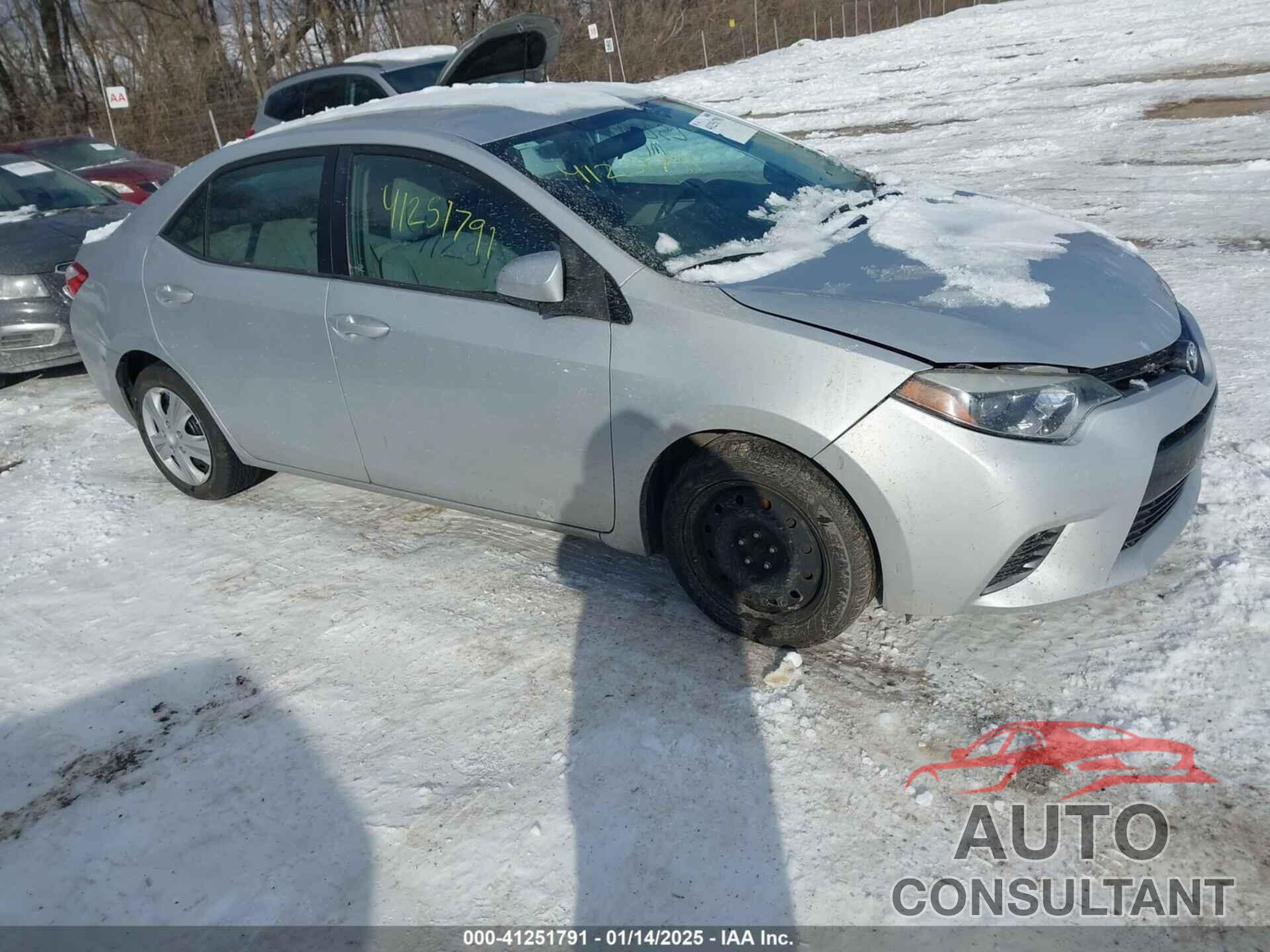 TOYOTA COROLLA 2016 - 2T1BURHE0GC706922