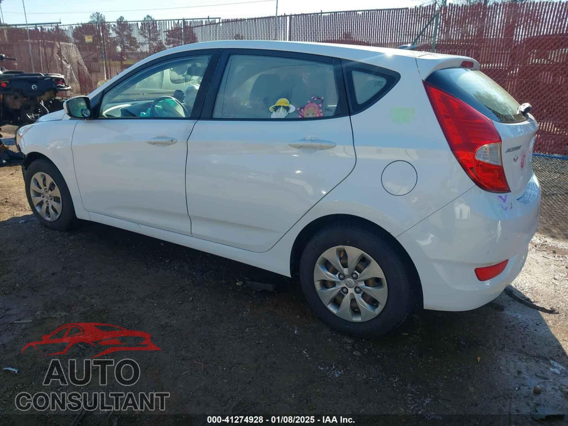HYUNDAI ACCENT 2017 - KMHCT5AE9HU299516