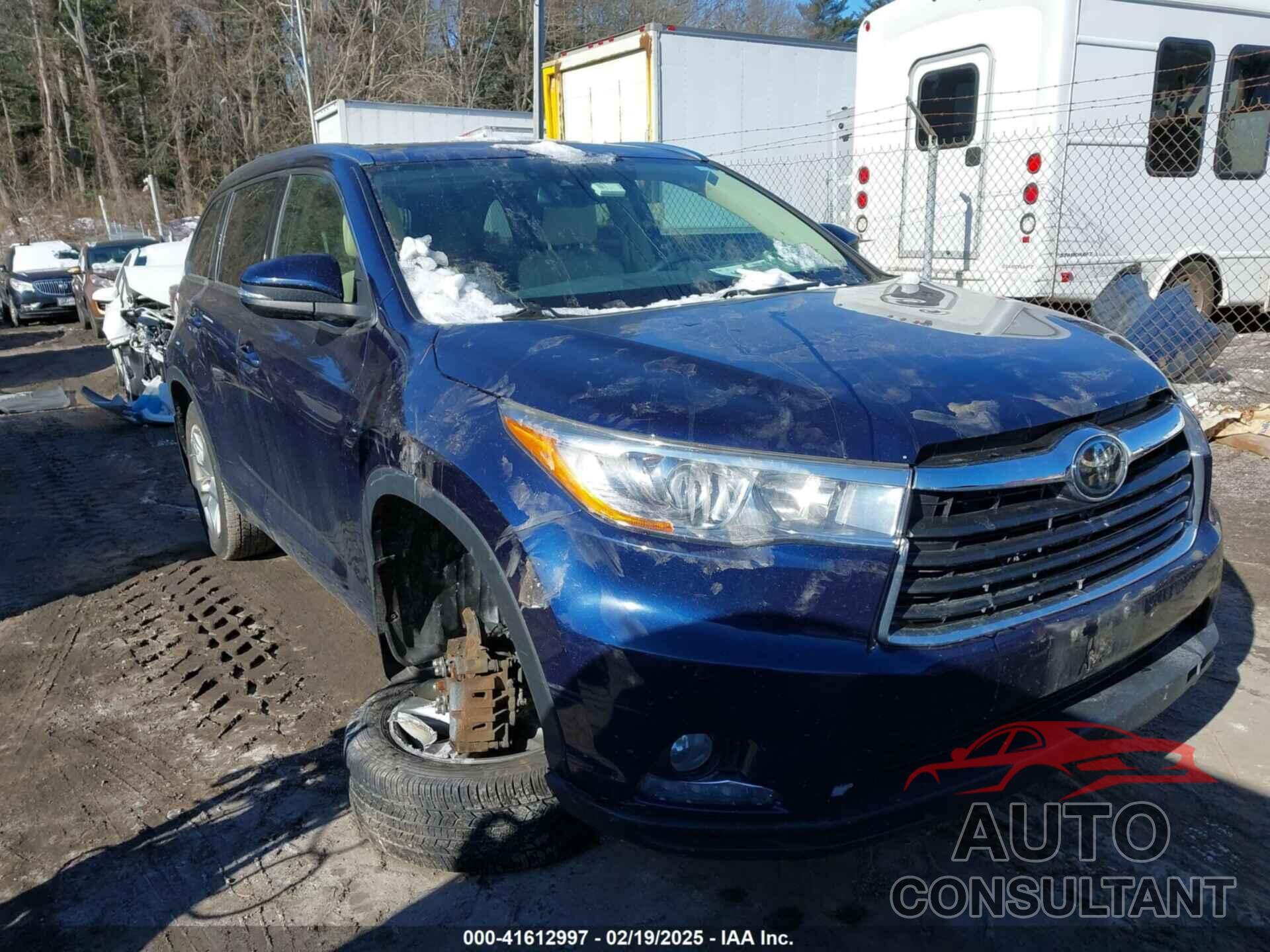 TOYOTA HIGHLANDER 2016 - 5TDDKRFH5GS306003