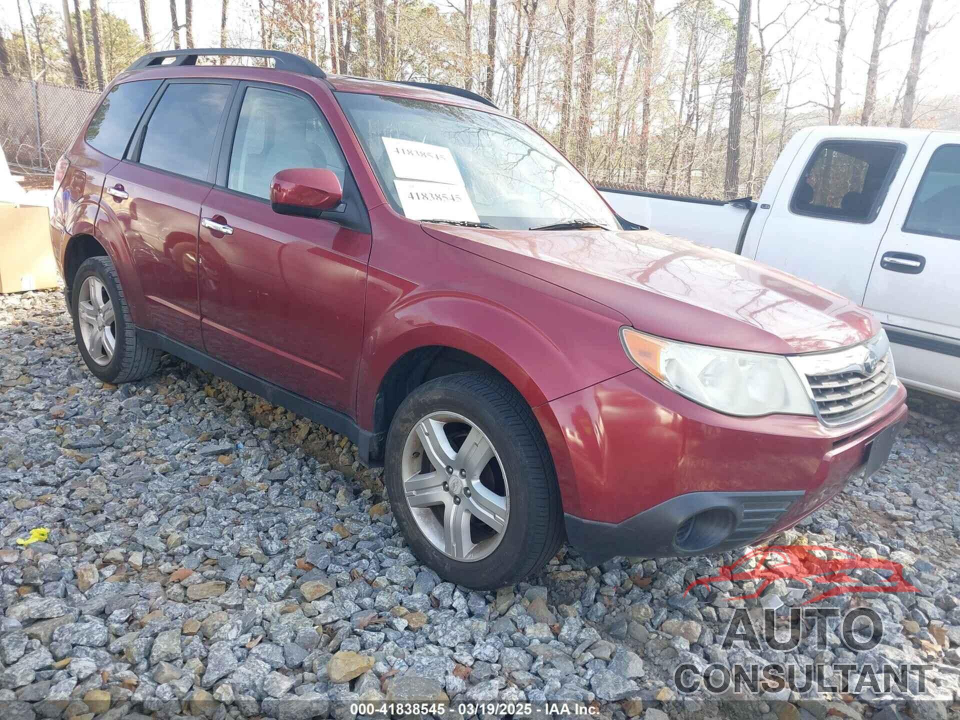 SUBARU FORESTER 2010 - JF2SH6CC7AH729613