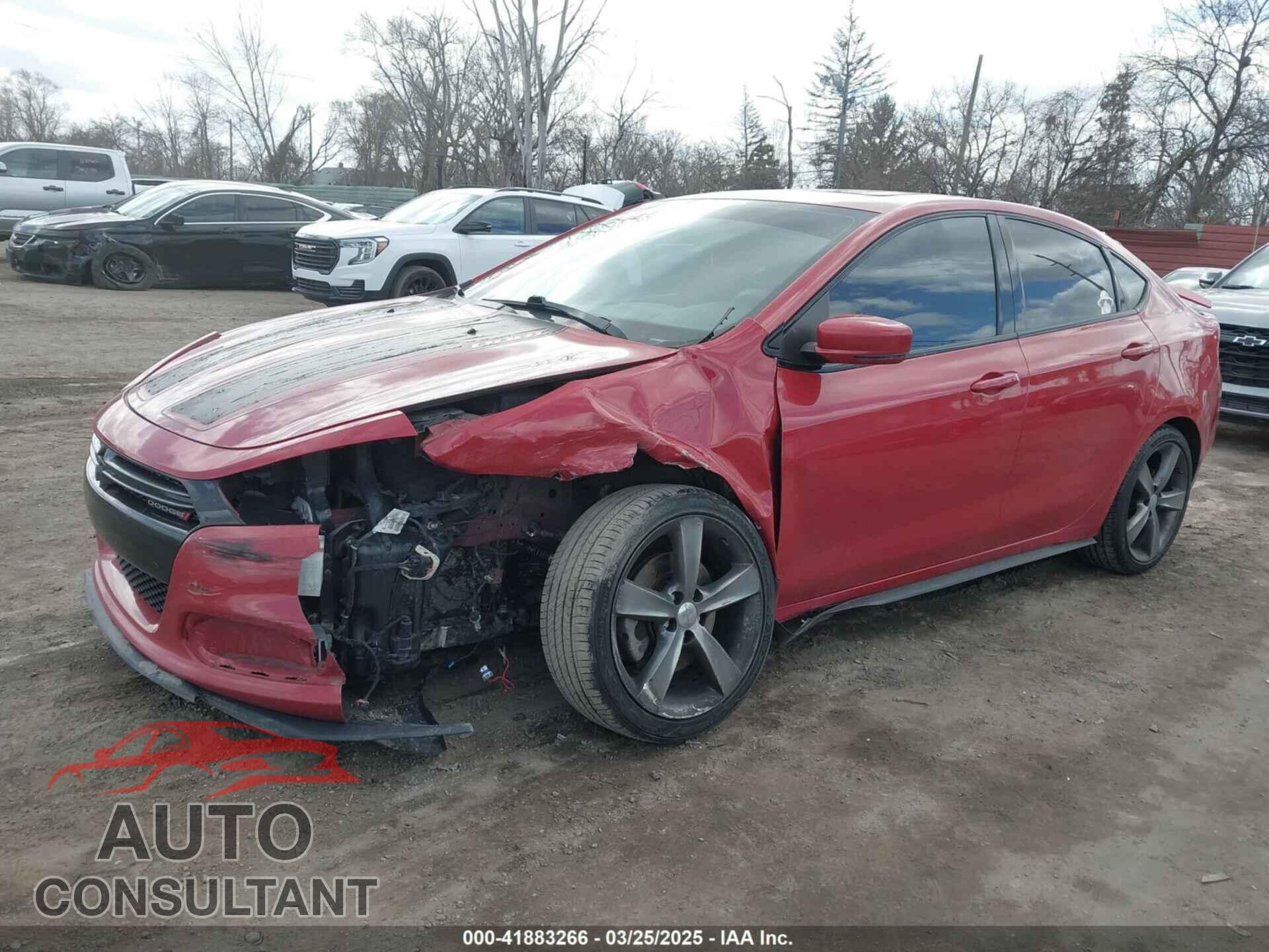 DODGE DART 2015 - 1C3CDFEB3FD141987