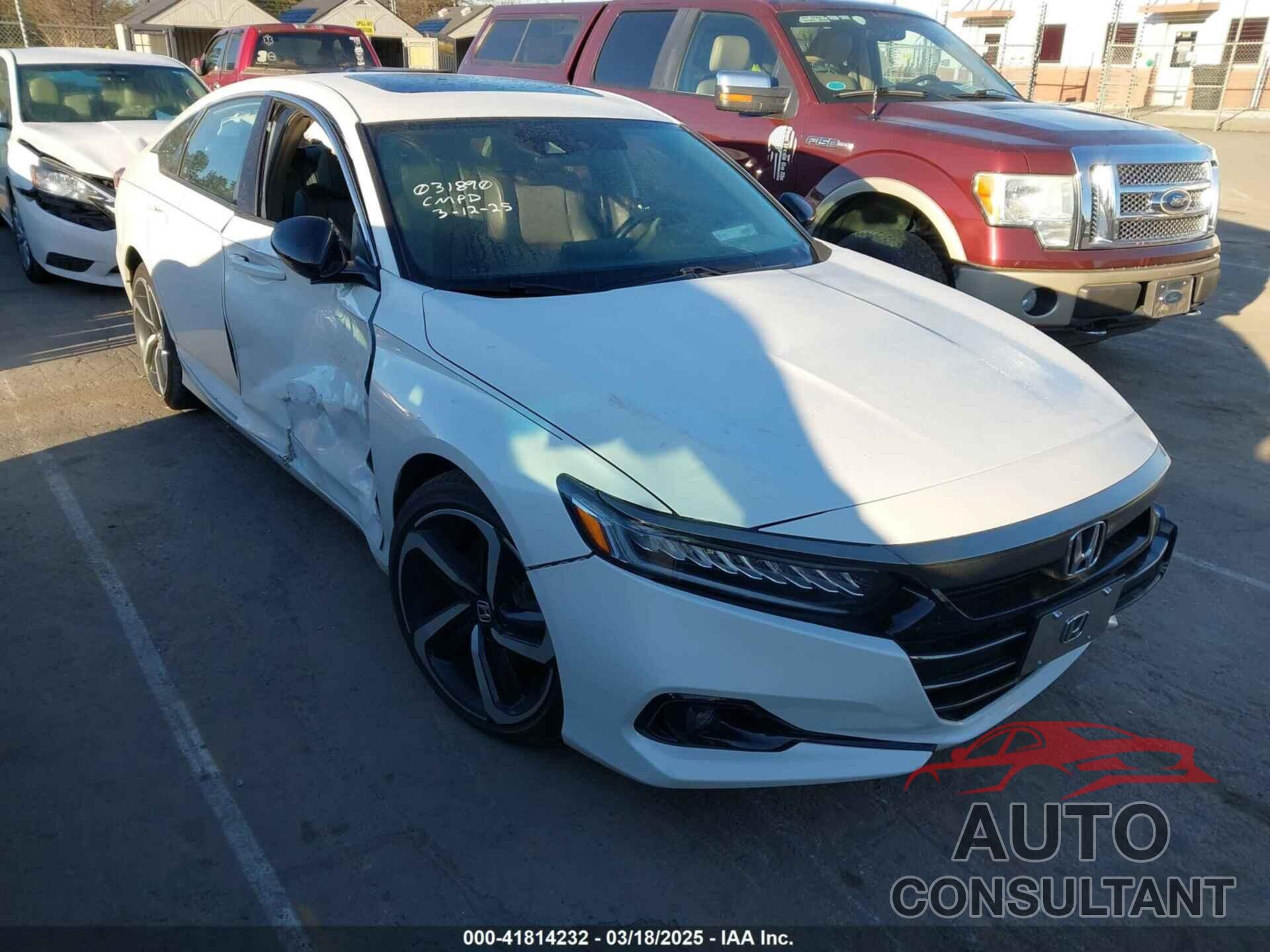HONDA ACCORD 2021 - 1HGCV2F37MA031890