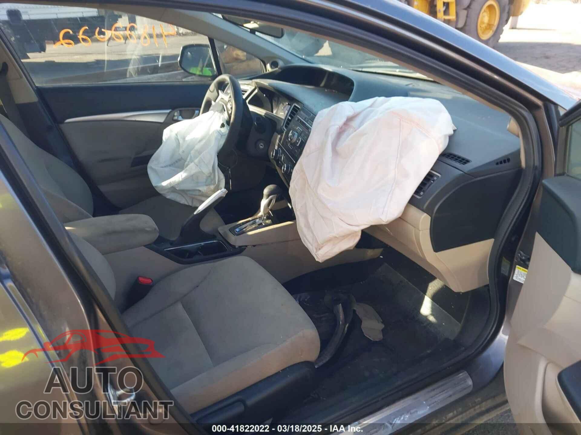 HONDA CIVIC 2013 - 19XFB2F85DE252823
