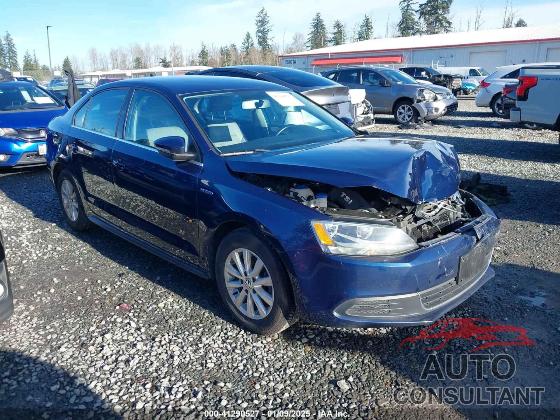 VOLKSWAGEN JETTA HYBRID 2013 - 3VW637AJXDM295156