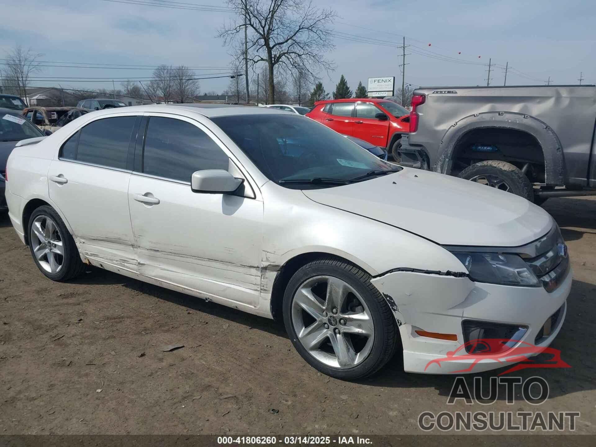 FORD FUSION 2012 - 3FAHP0DC0CR383435