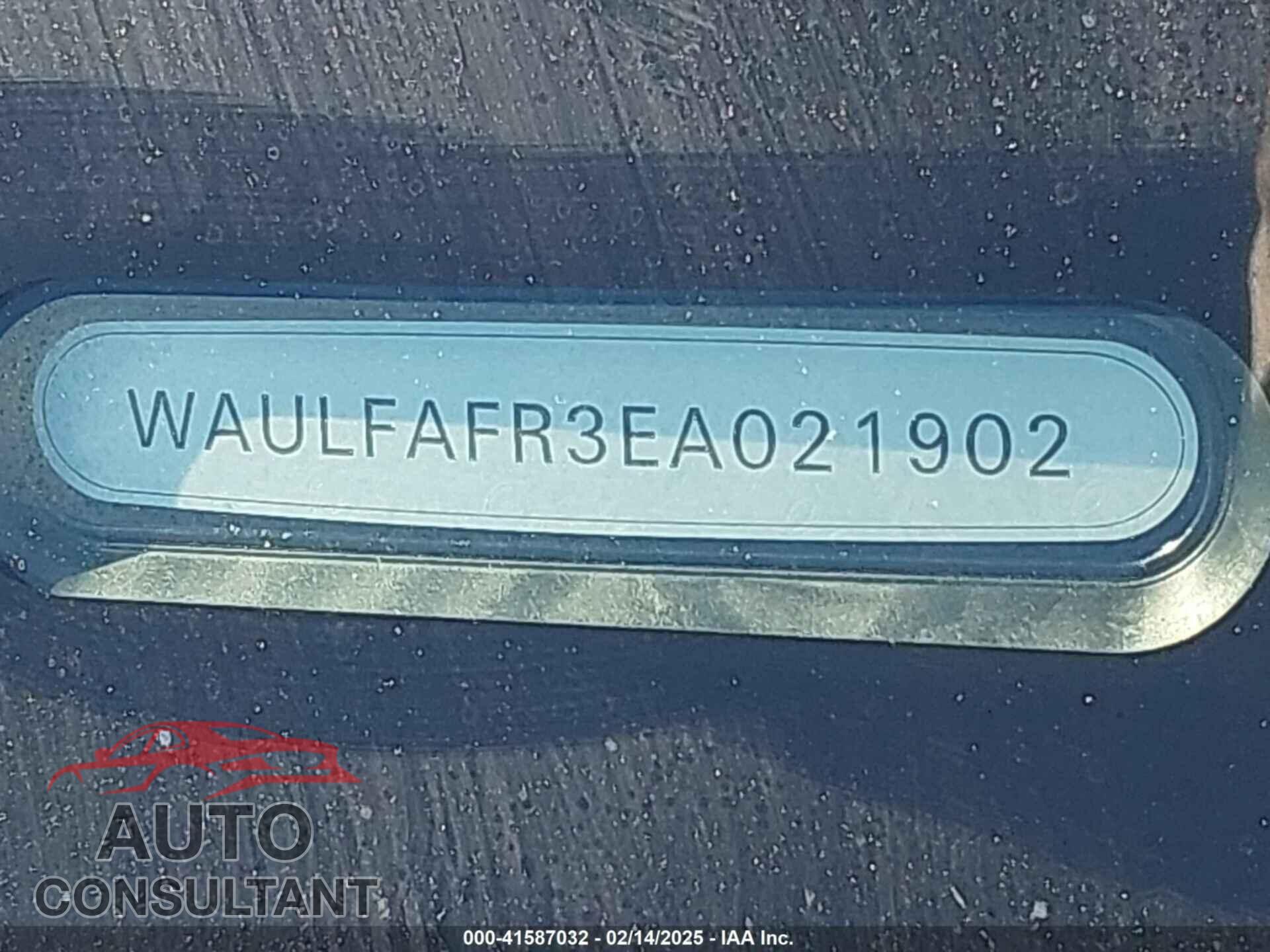 AUDI A5 2014 - WAULFAFR3EA021902