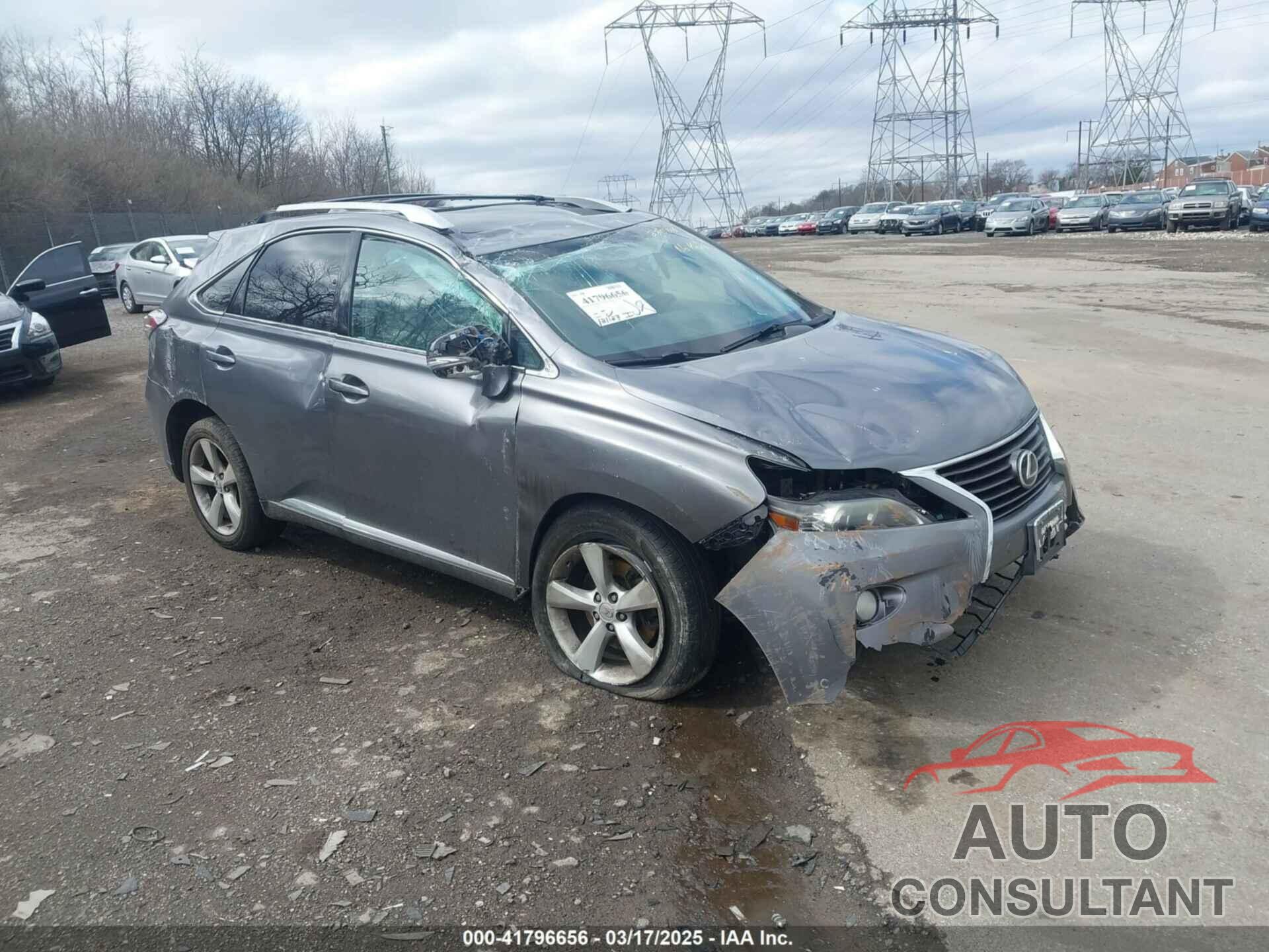 LEXUS RX 350 2013 - 2T2BK1BA6DC220815