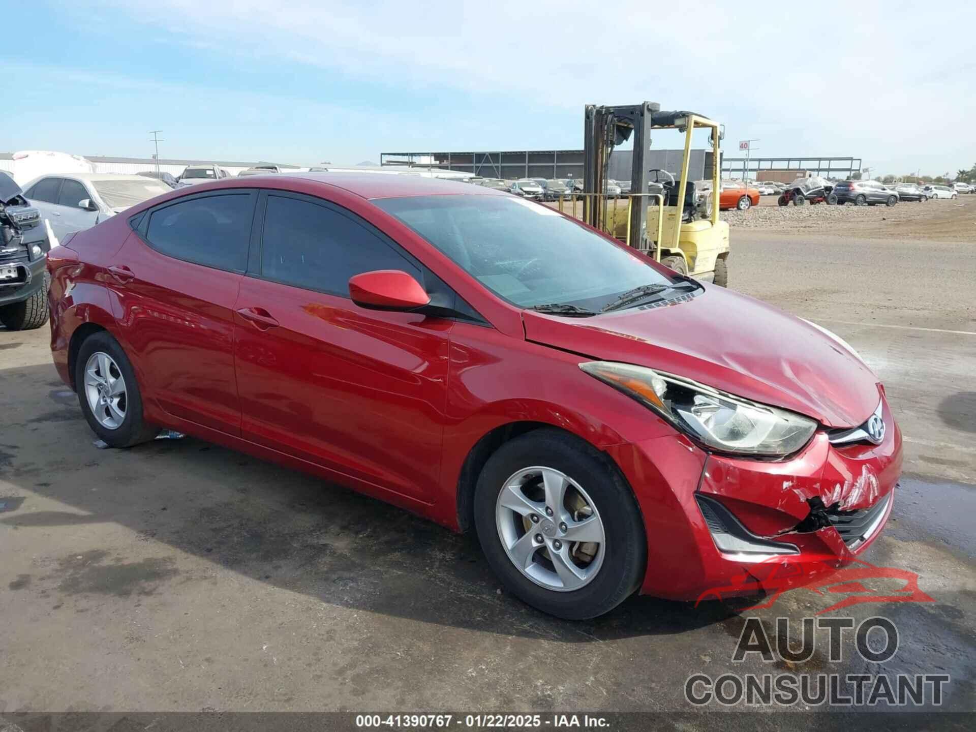 HYUNDAI ELANTRA 2014 - 5NPDH4AE8EH460836