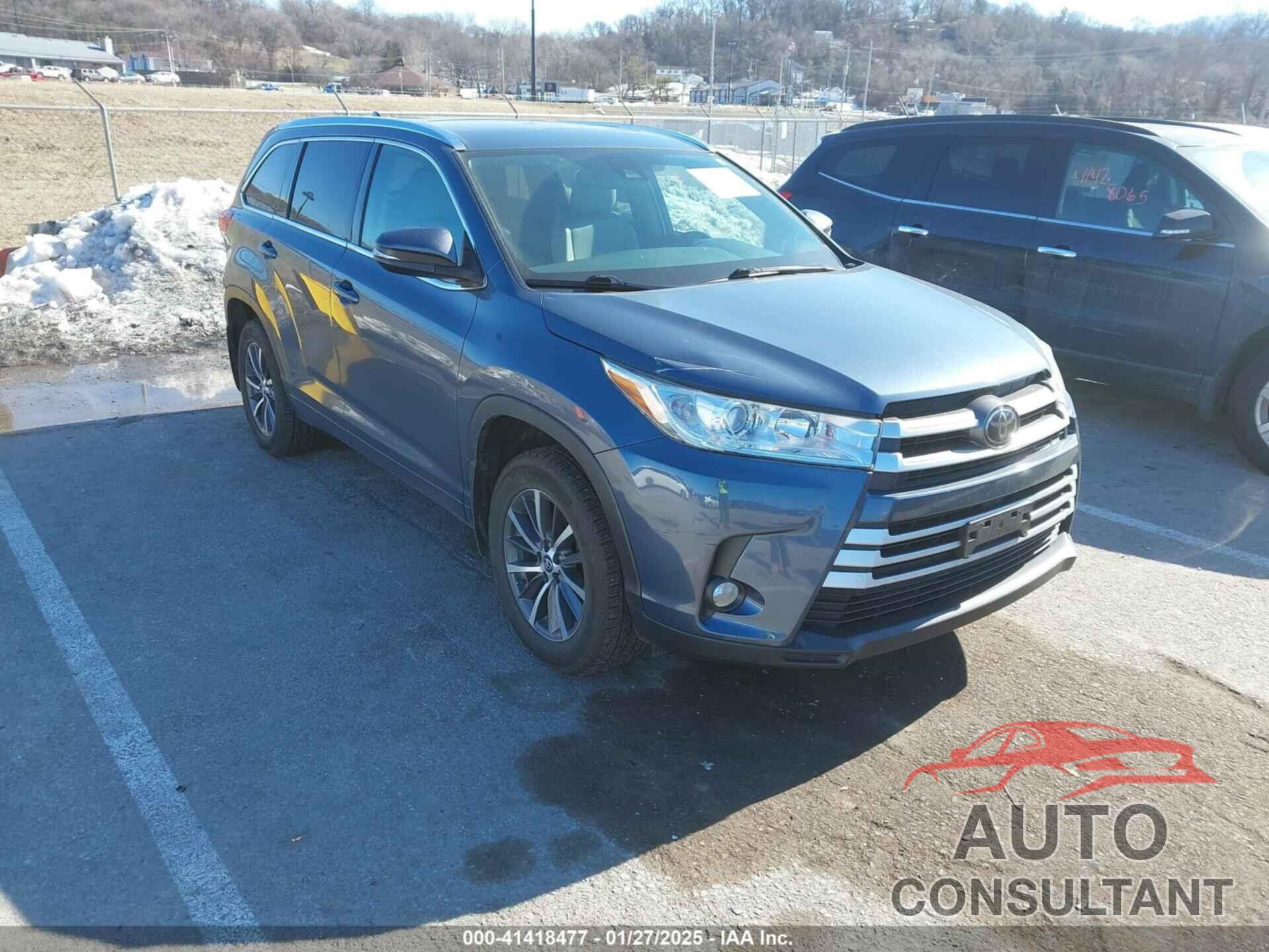 TOYOTA HIGHLANDER 2017 - 5TDJZRFH2HS518616