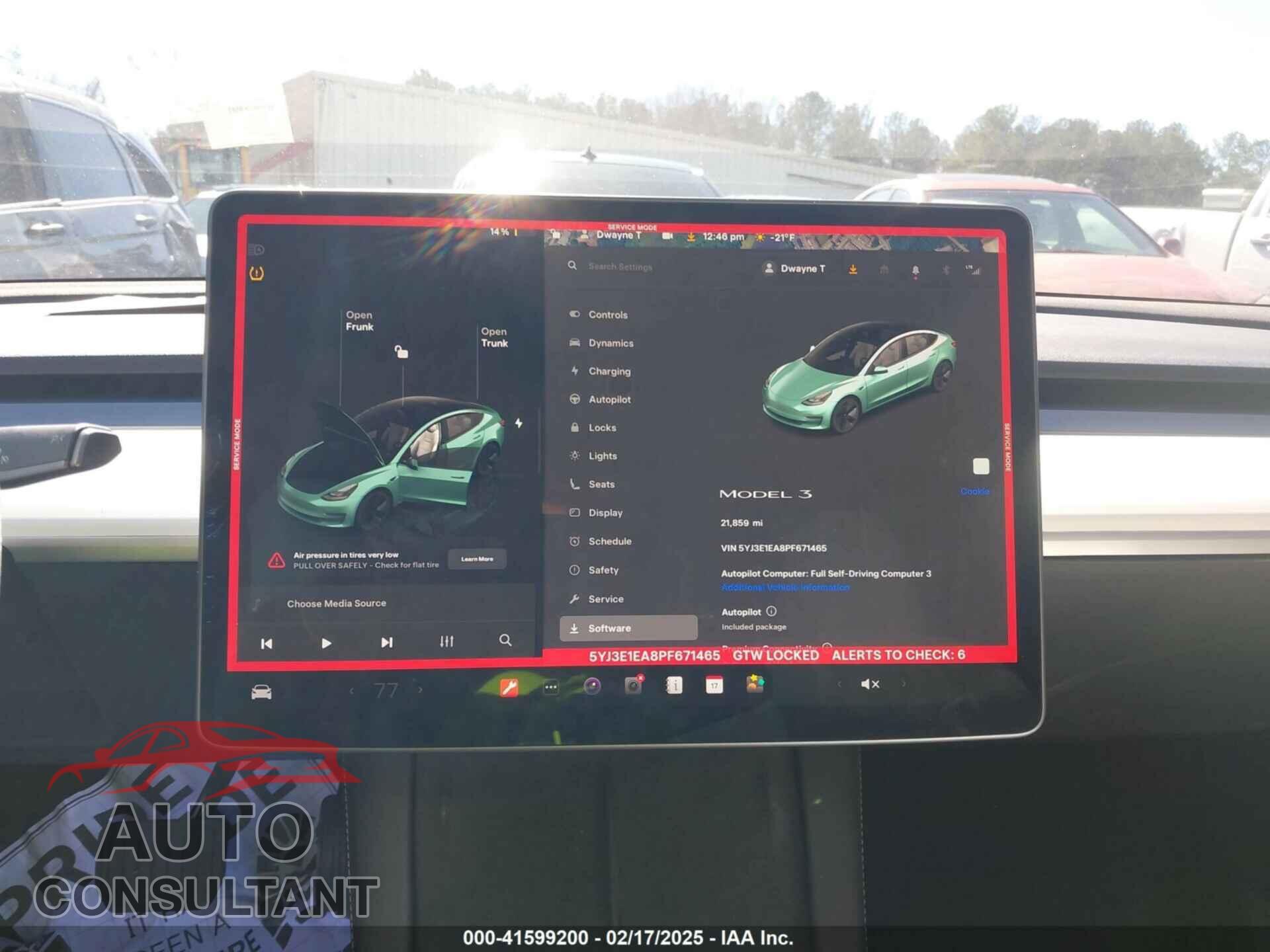 TESLA MODEL 3 2023 - 5YJ3E1EA8PF671465