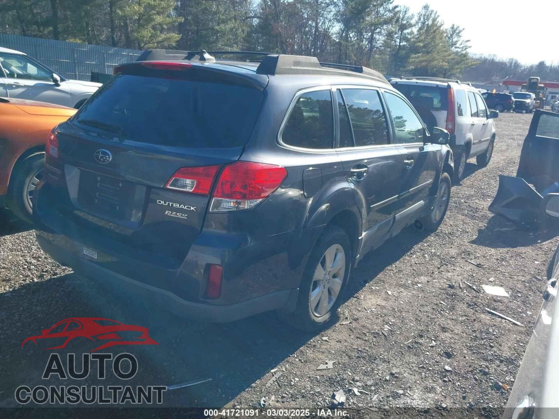 SUBARU OUTBACK 2012 - 4S4BRBKC0C3233652