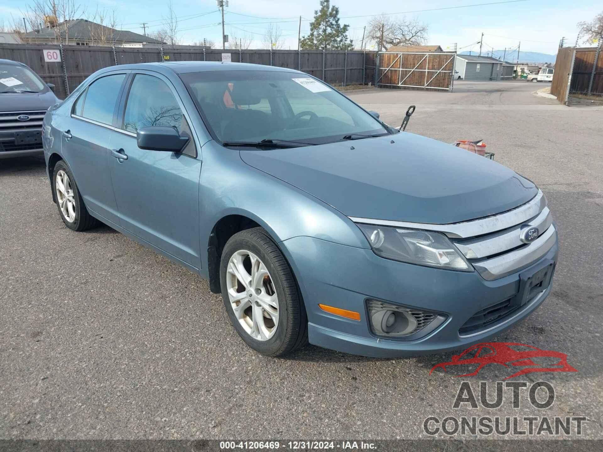 FORD FUSION 2012 - 3FAHP0HA9CR390974