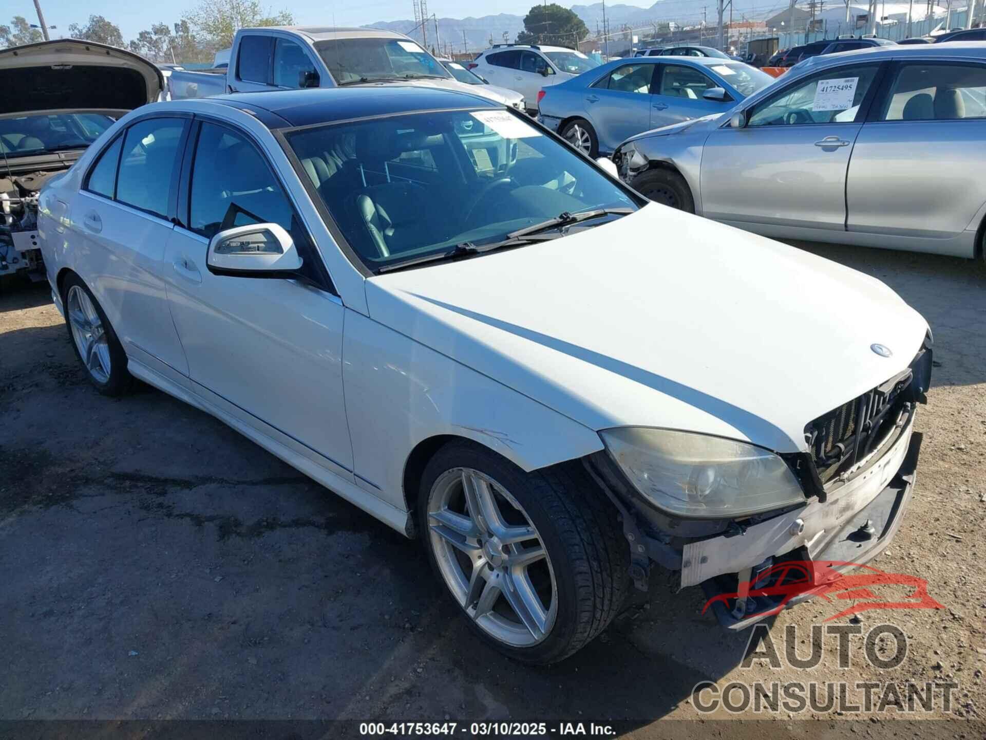 MERCEDES-BENZ C 300 2009 - WDDGF54X09R079797