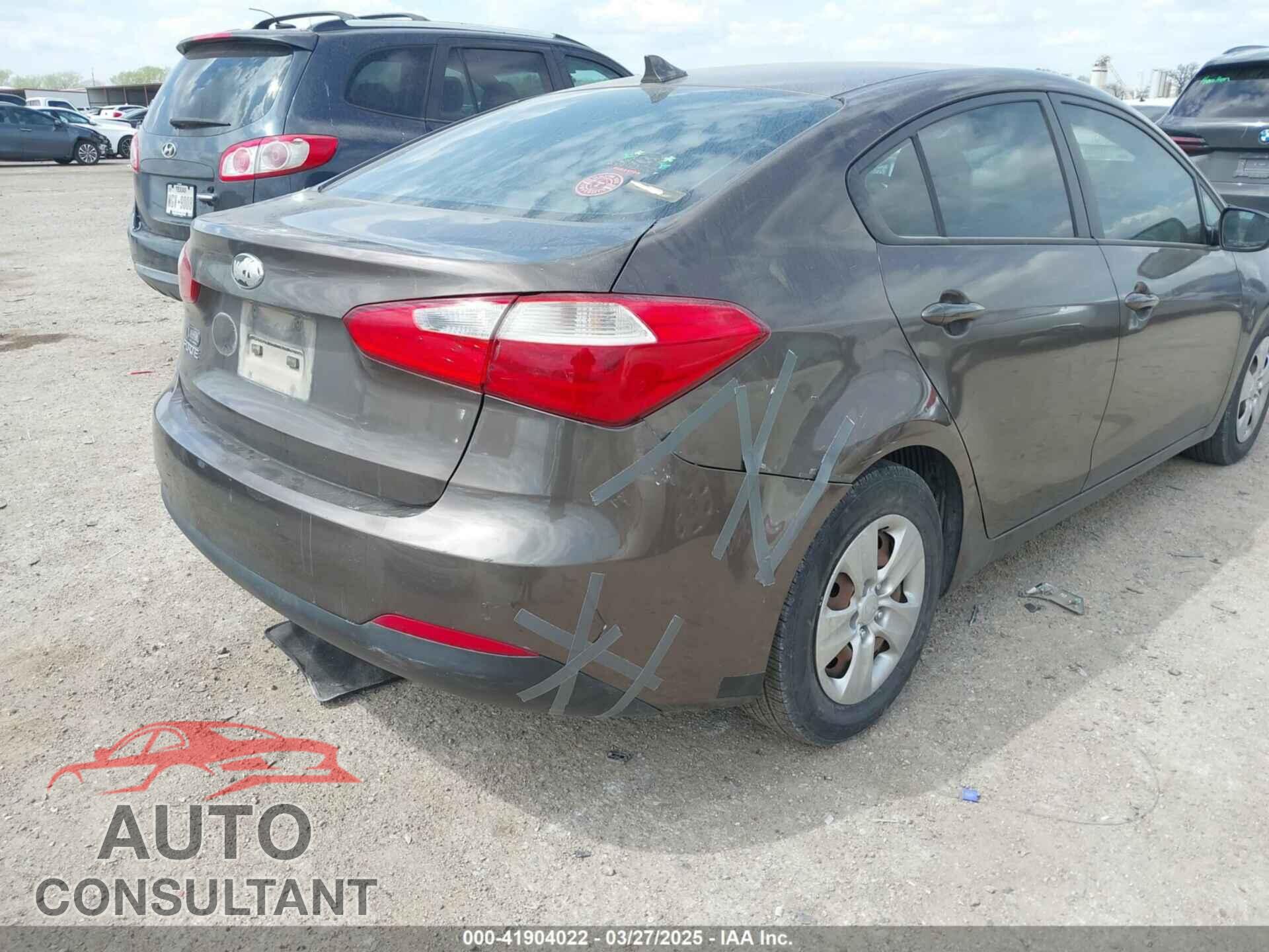 KIA FORTE 2015 - KNAFX4A69F5282468