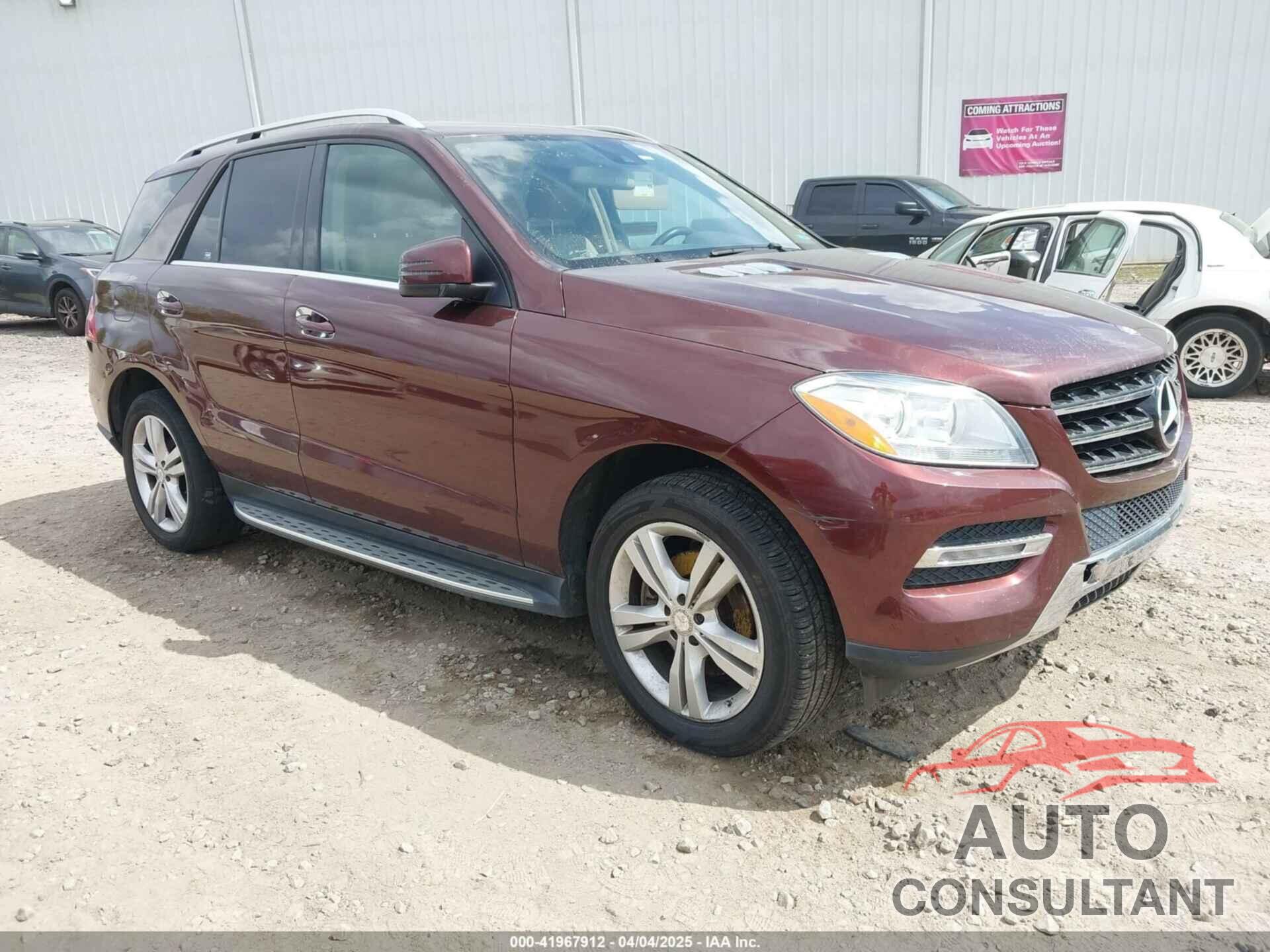 MERCEDES-BENZ ML 350 2013 - 4JGDA5HBXDA123771