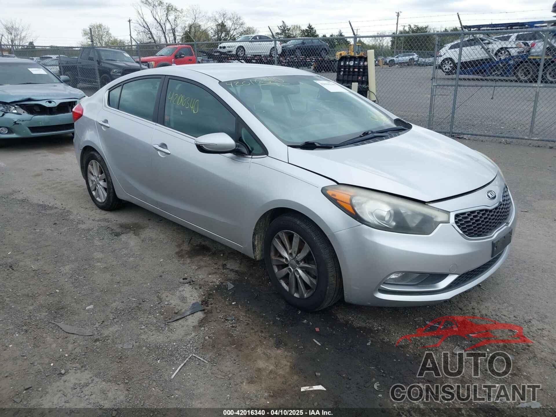 KIA FORTE 2014 - KNAFX4A85E5046545