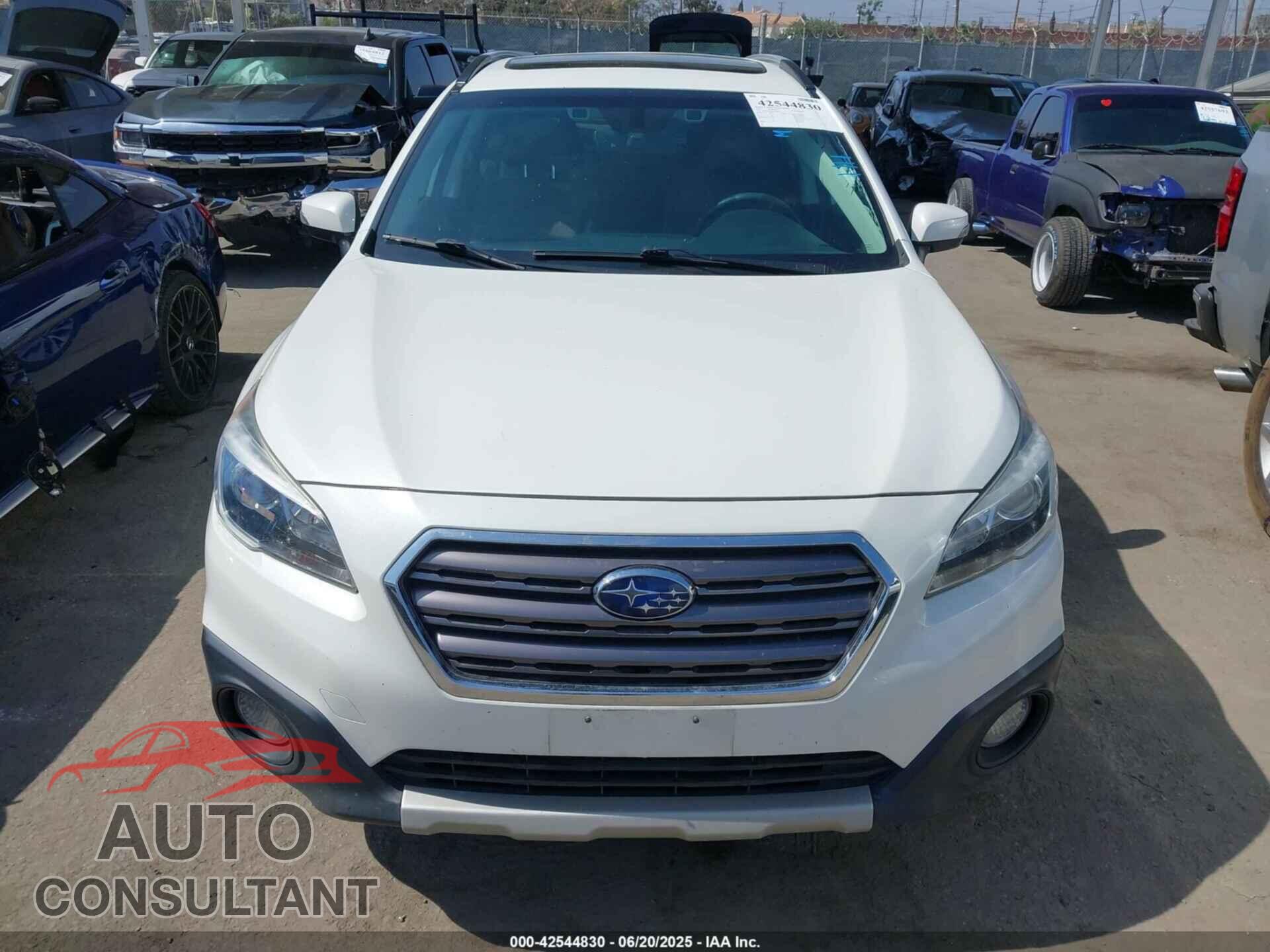 SUBARU OUTBACK 2017 - 4S4BSETC8H3318802