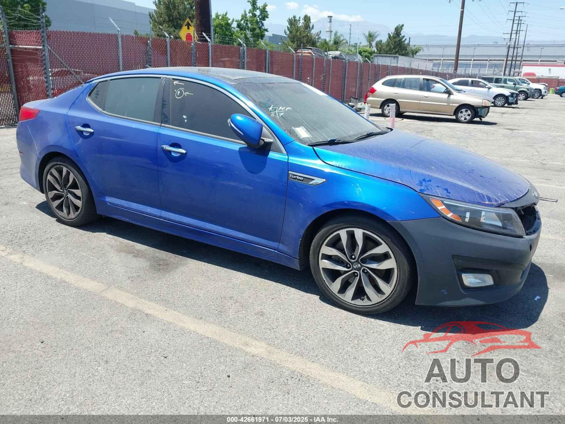 KIA OPTIMA 2015 - 5XXGR4A6XFG461342