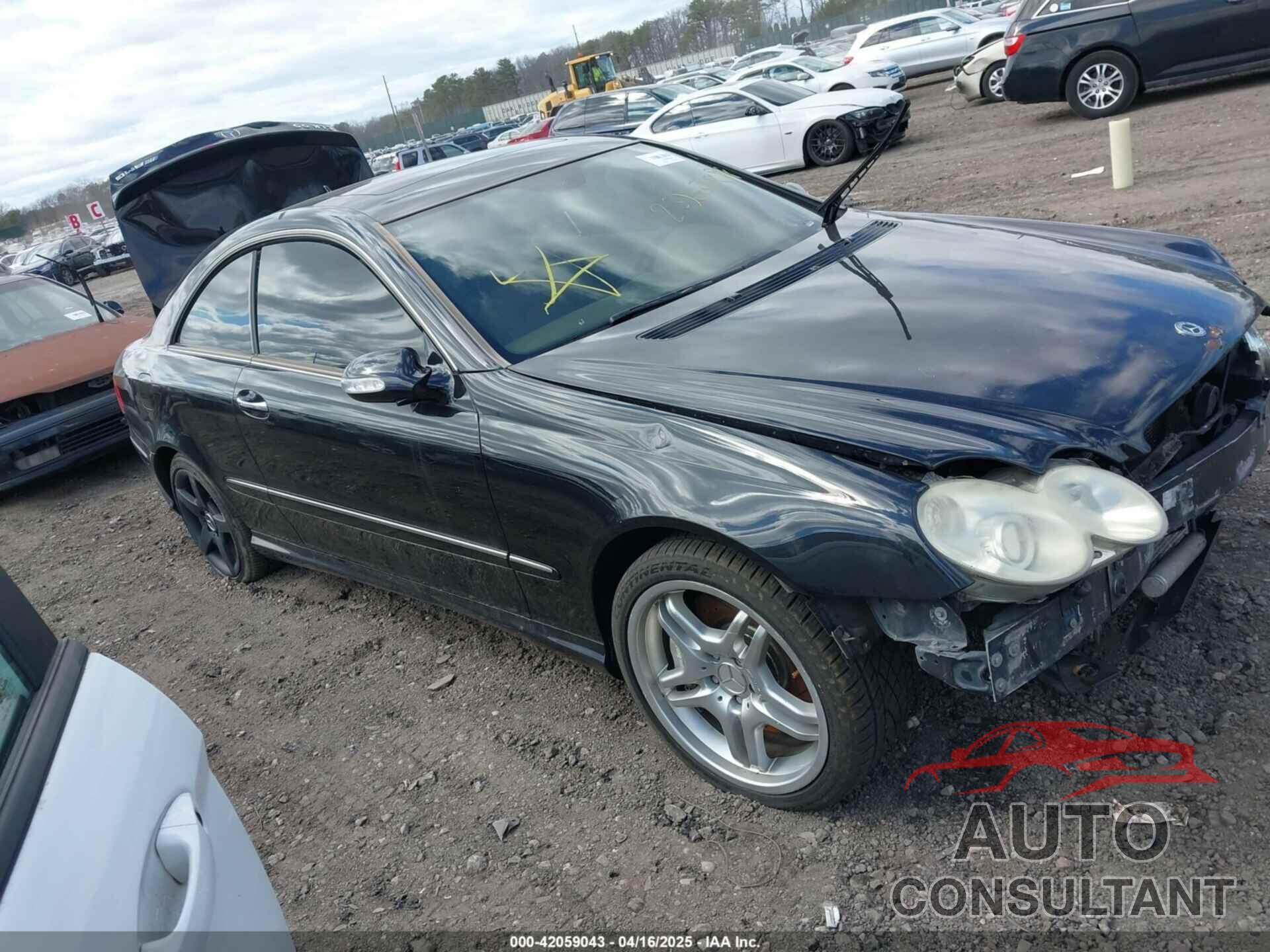 MERCEDES-BENZ CLK 550 2009 - WDBTJ72H59F261963