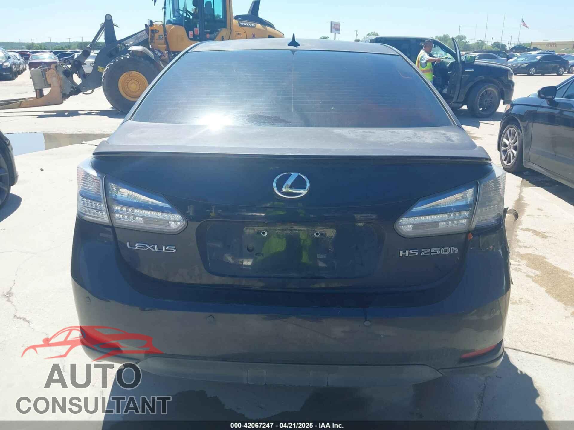 LEXUS HS 250H 2010 - JTHBB1BAXA2000929