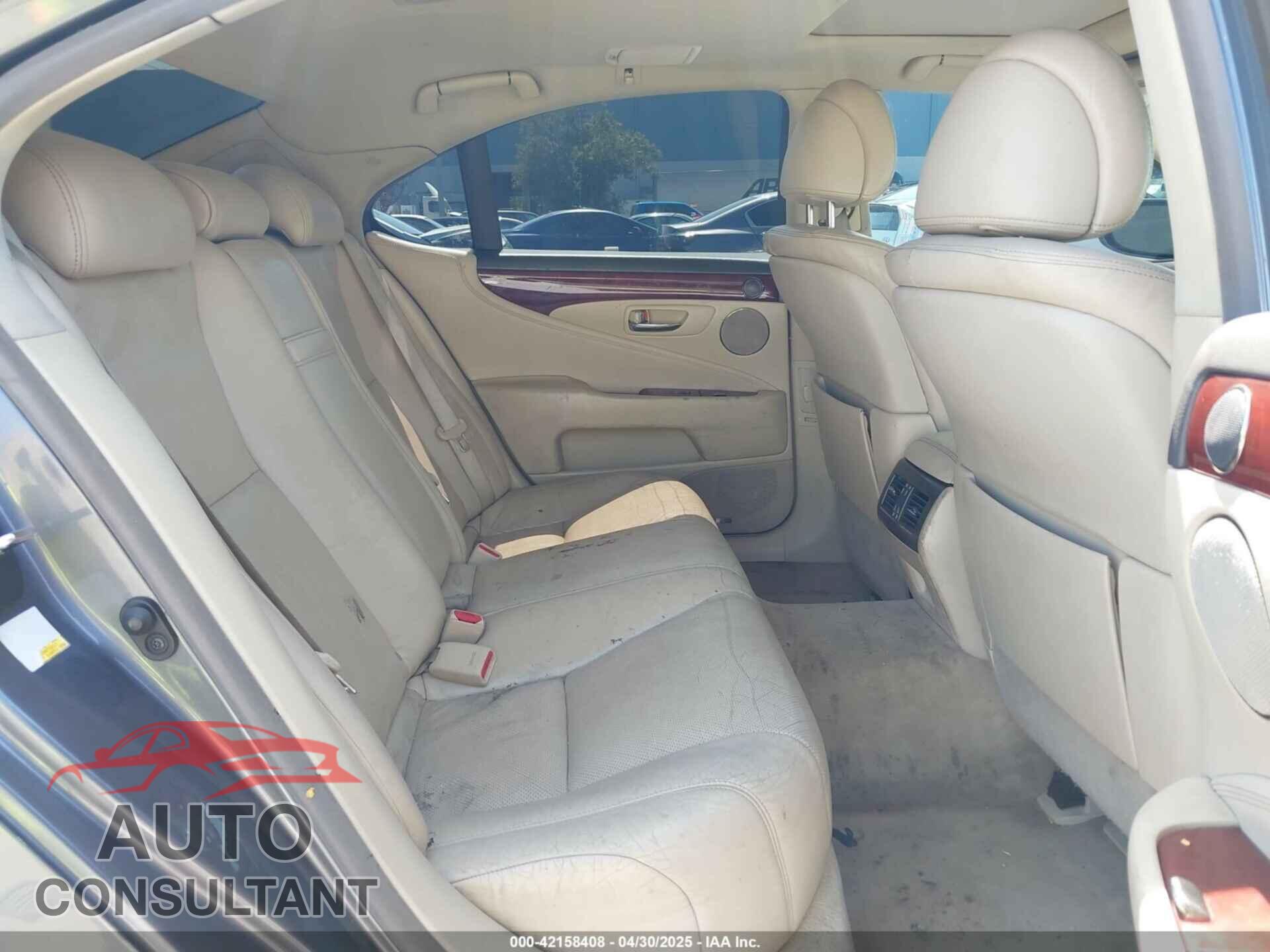 LEXUS LS 460 2012 - JTHBL5EF9C5112408