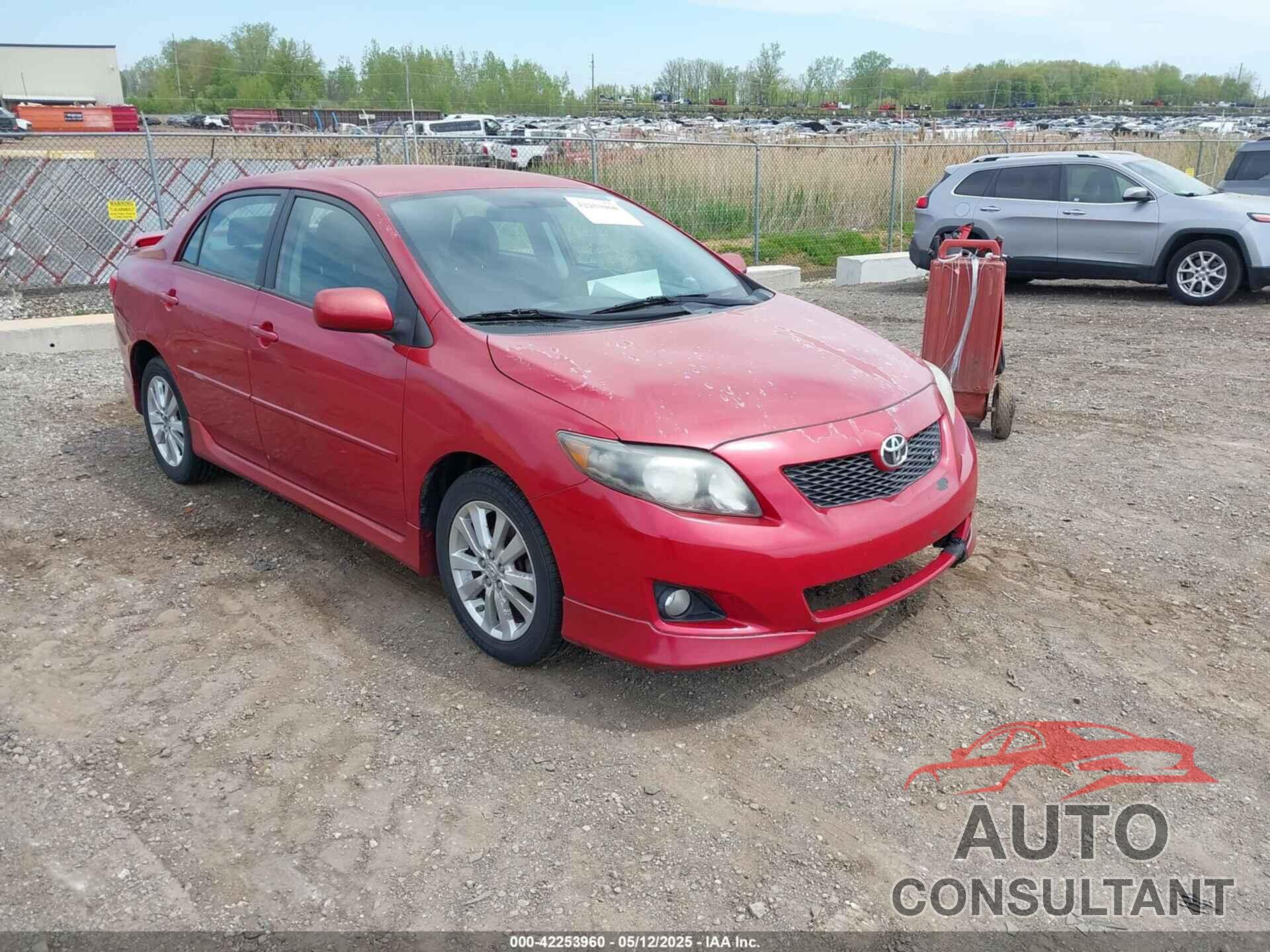 TOYOTA COROLLA 2009 - 1NXBU40EX9Z139103