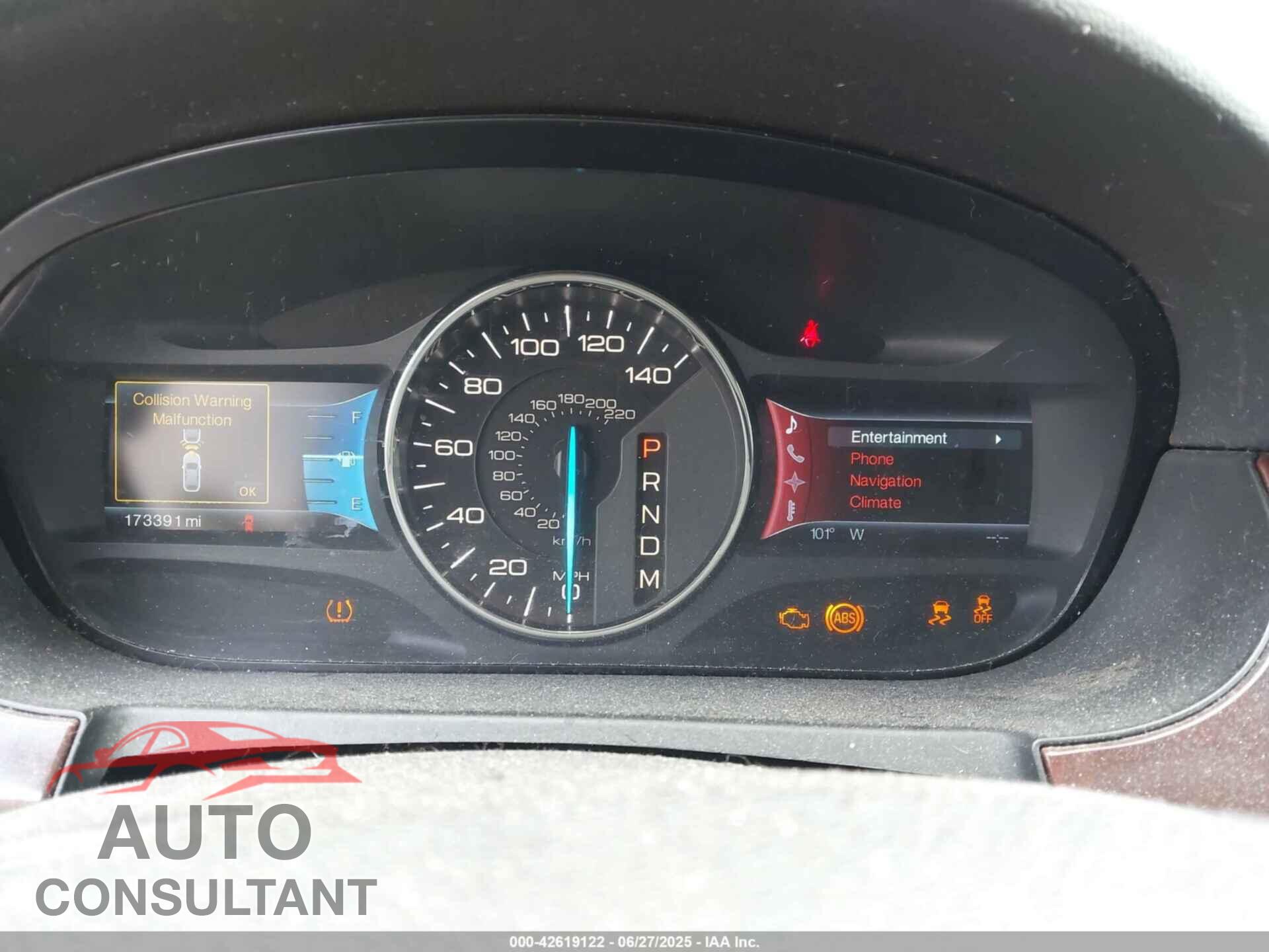 FORD EDGE 2011 - 2FMDK3KC0BBB60462