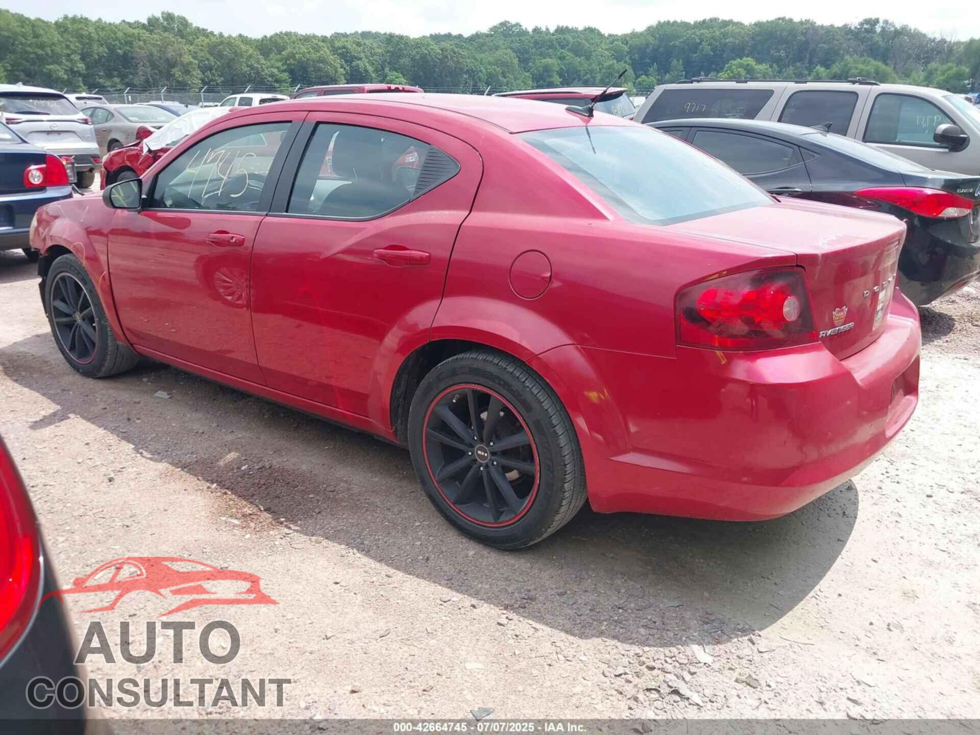 DODGE AVENGER 2013 - 1C3CDZAB9DN566094