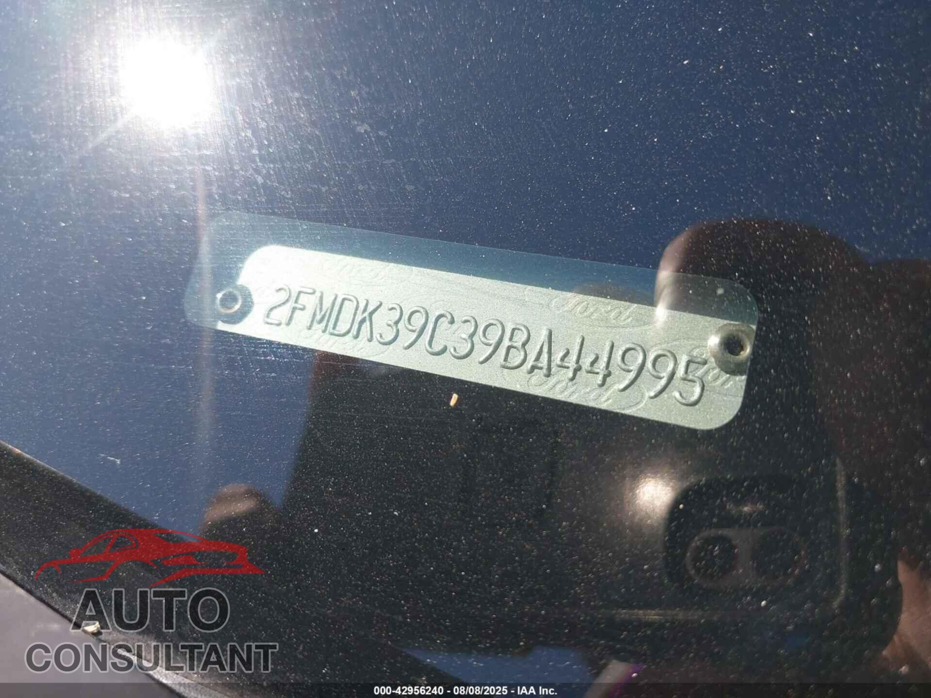 FORD EDGE 2009 - 2FMDK39C39BA44995