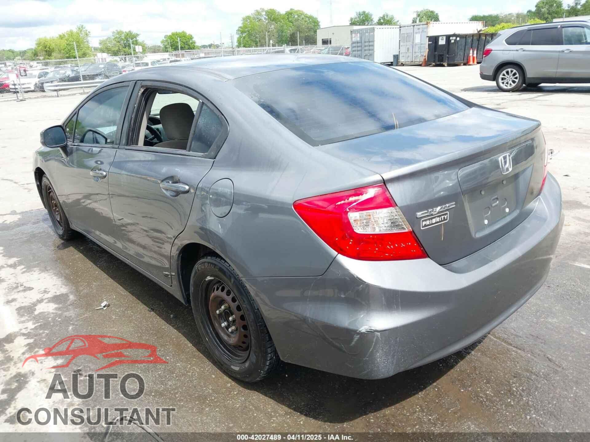 HONDA CIVIC 2012 - 19XFB2F56CE045295