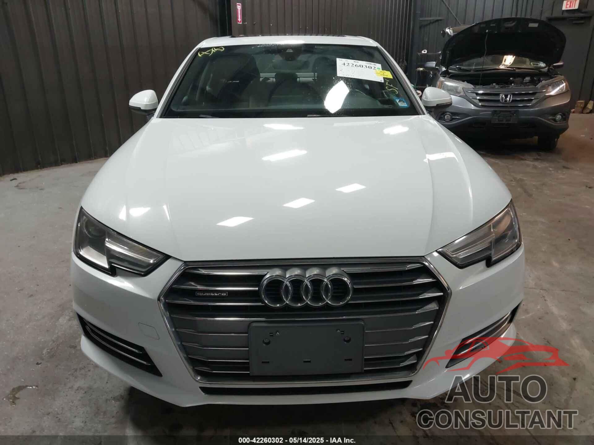 AUDI A4 2017 - WAUANAF4XHA077628