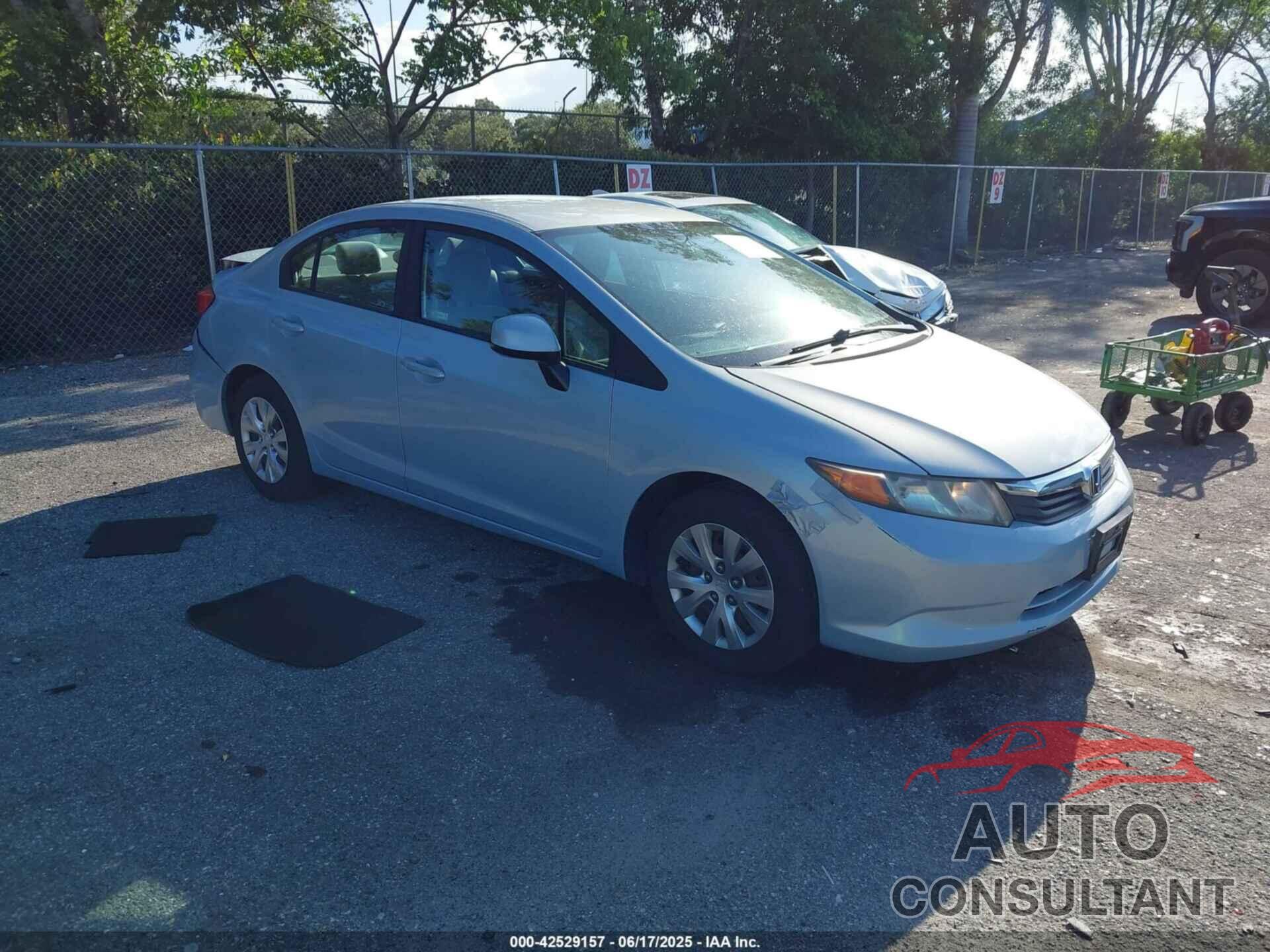 HONDA CIVIC 2012 - 19XFB2F58CE085586