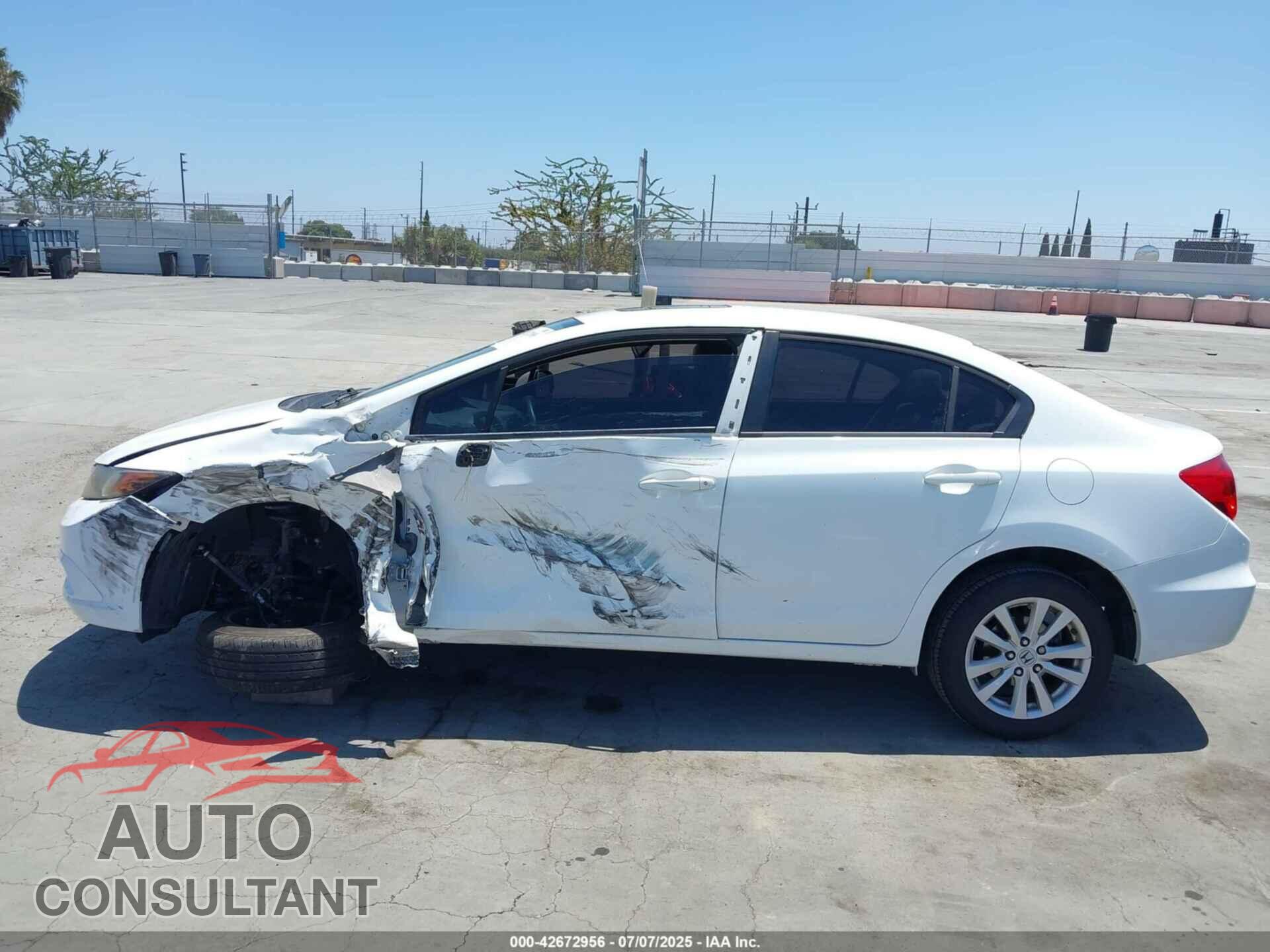 HONDA CIVIC 2012 - 2HGFB2F86CH310927