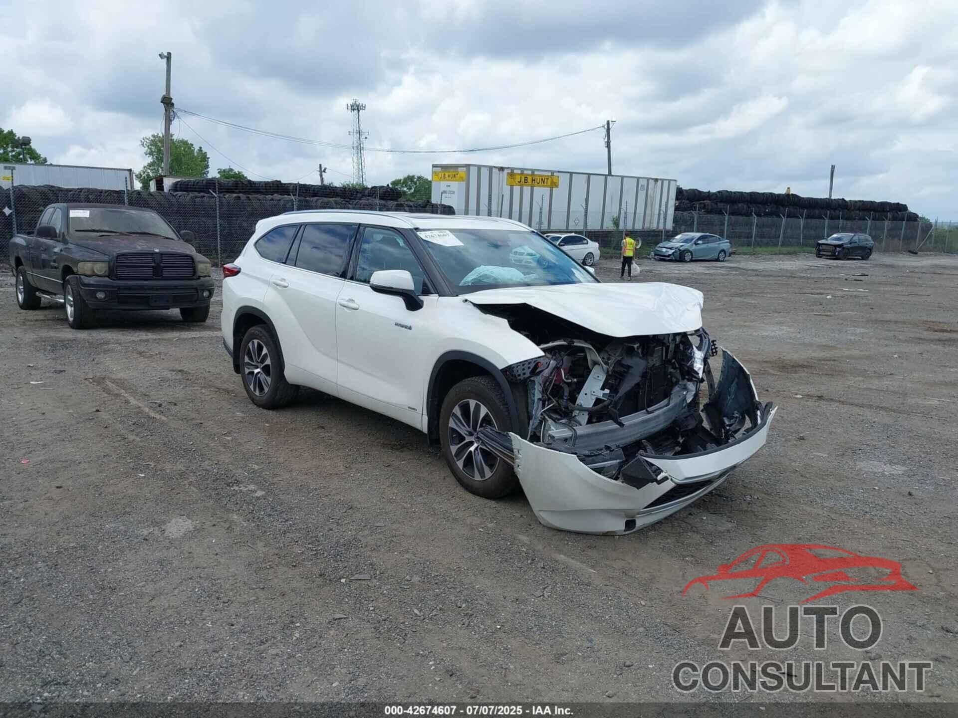 TOYOTA HIGHLANDER 2020 - 5TDGBRCH6LS508375