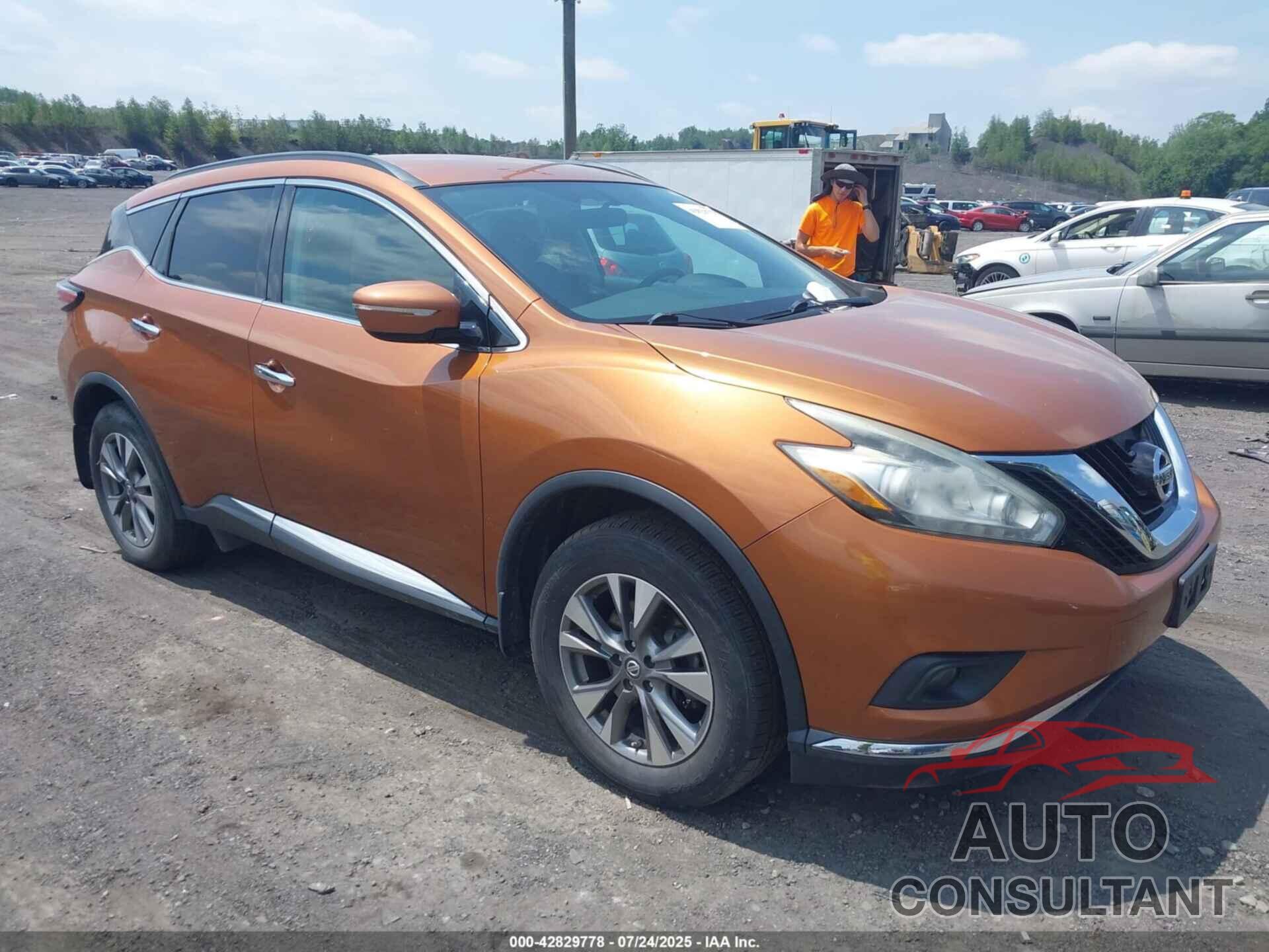 NISSAN MURANO 2015 - 5N1AZ2MH4FN254159