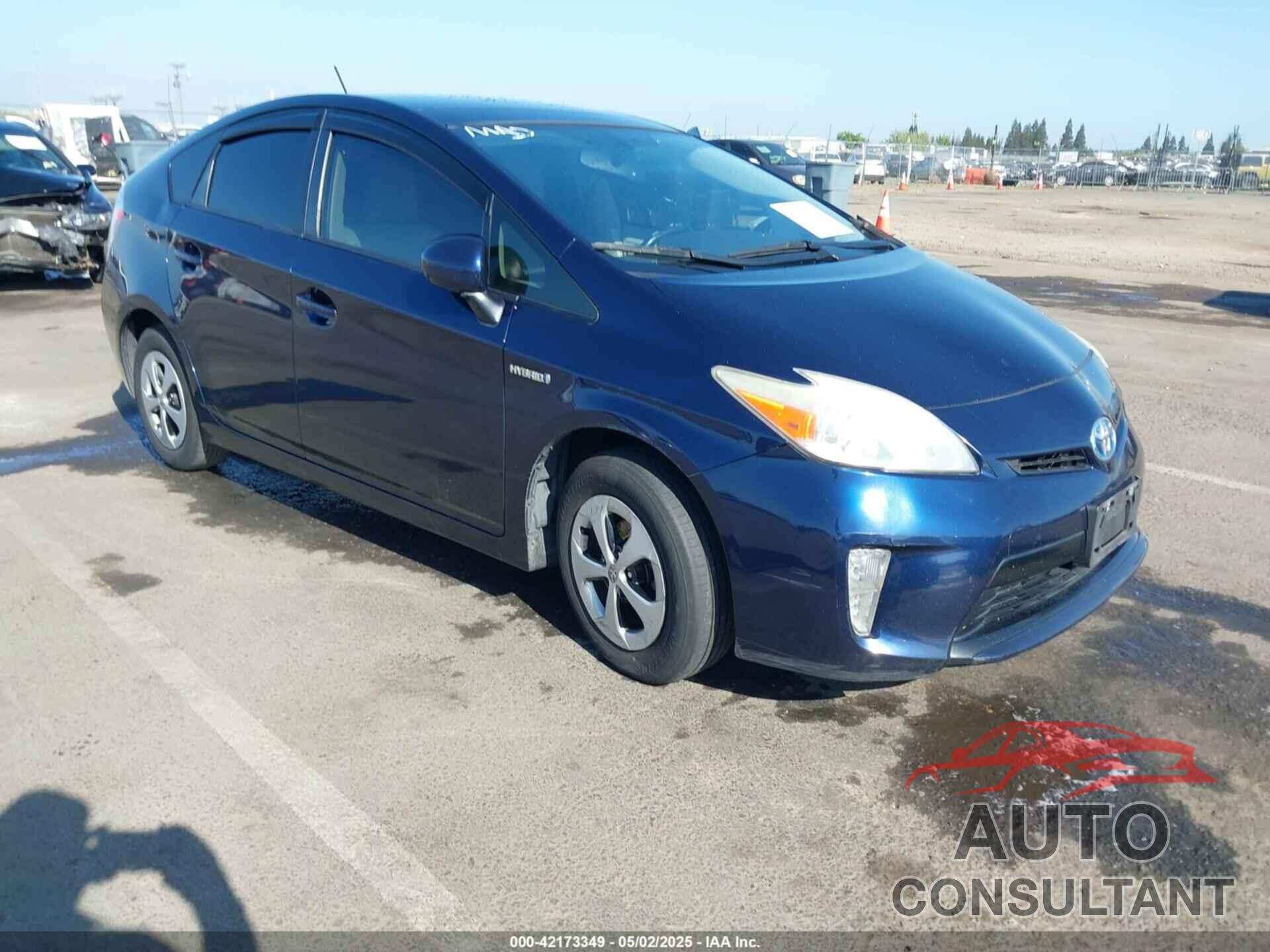 TOYOTA PRIUS 2012 - JTDKN3DU5C1611777