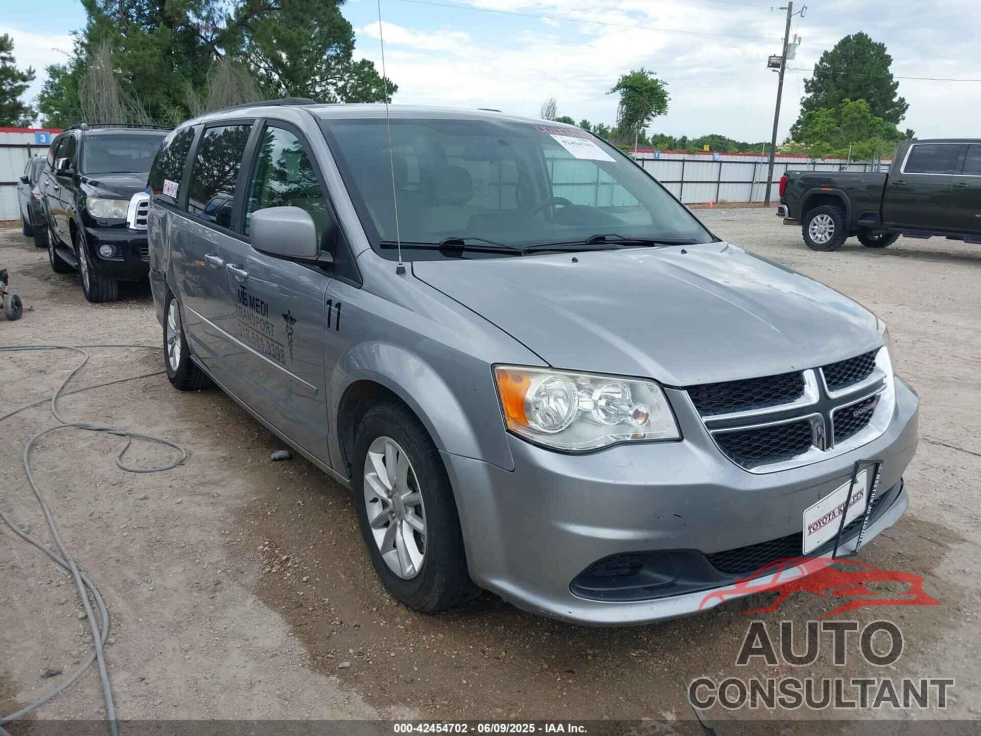 DODGE GRAND CARAVAN 2016 - 2C4RDGCG2GR264768