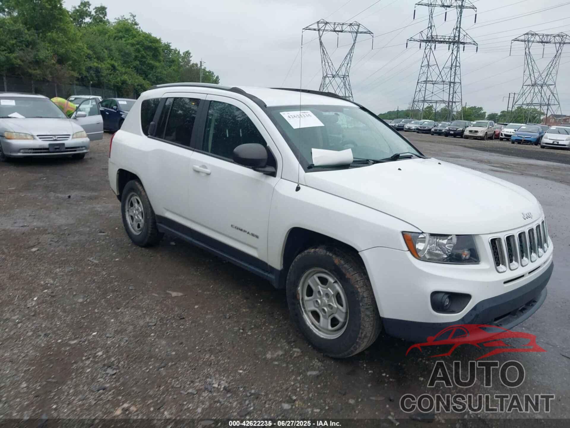 JEEP COMPASS 2017 - 1C4NJCBA5HD123436
