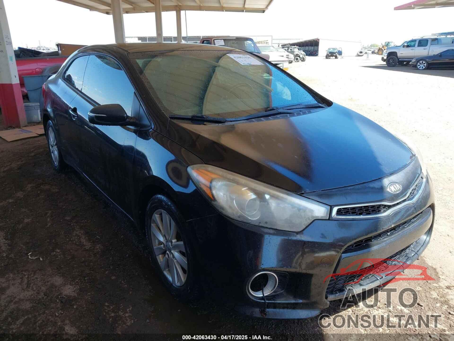 KIA FORTE KOUP 2014 - KNAFX6A80E5217200