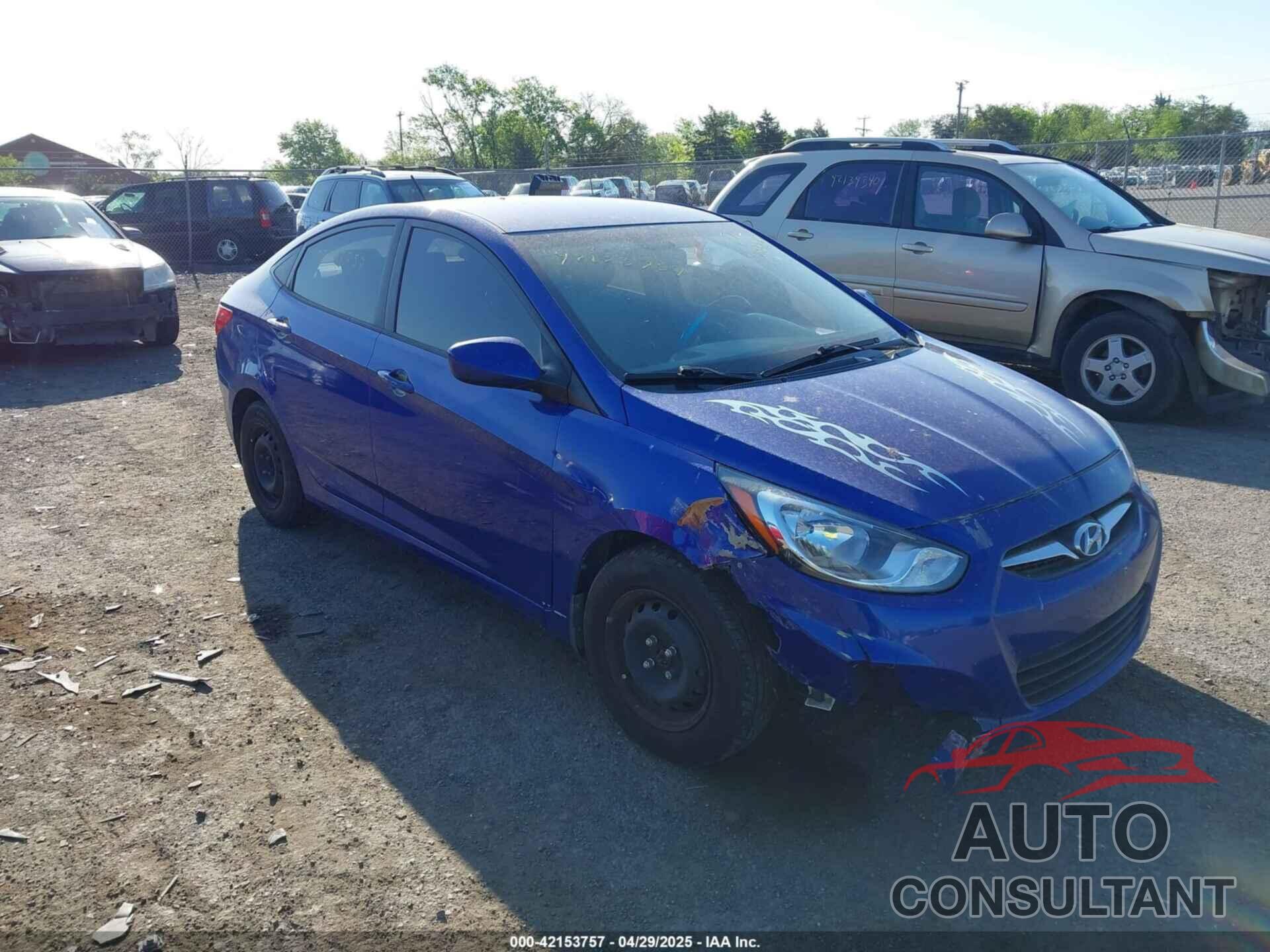 HYUNDAI ACCENT 2012 - KMHCT4AE5CU207207