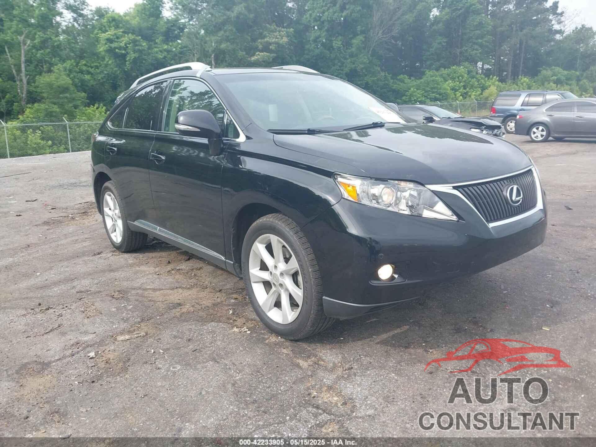 LEXUS RX 350 2010 - 2T2ZK1BA0AC040532
