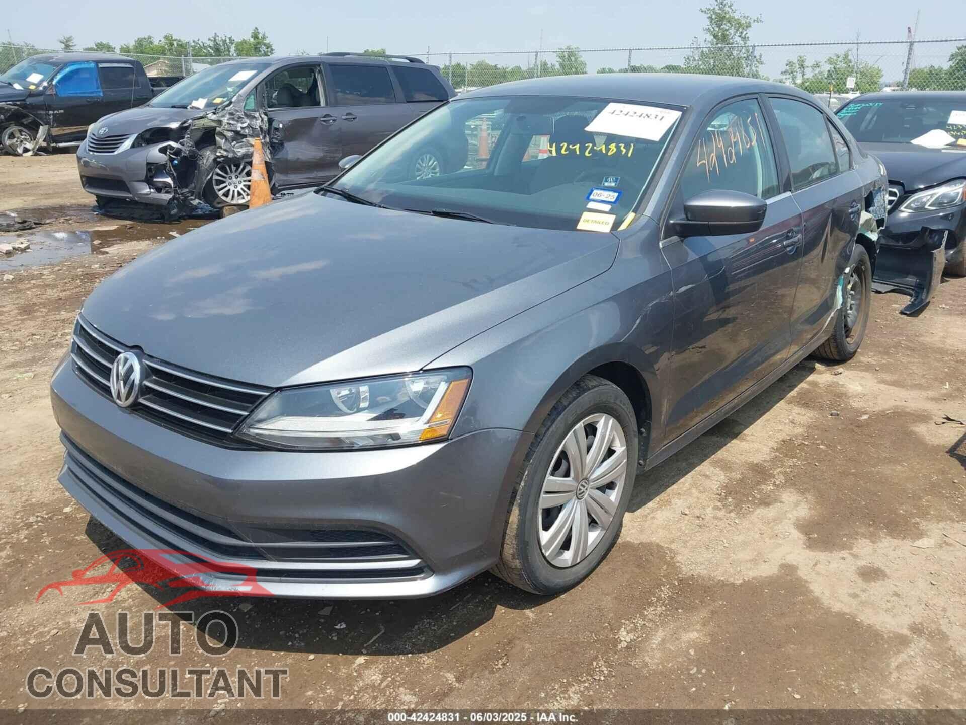 VOLKSWAGEN JETTA 2017 - 3VW2B7AJ2HM272834